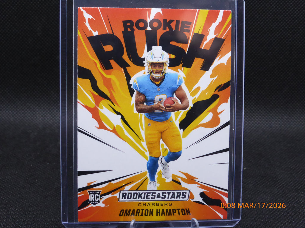 25 Rookie and Stars Omarion Hampton #8 Rookie Rush