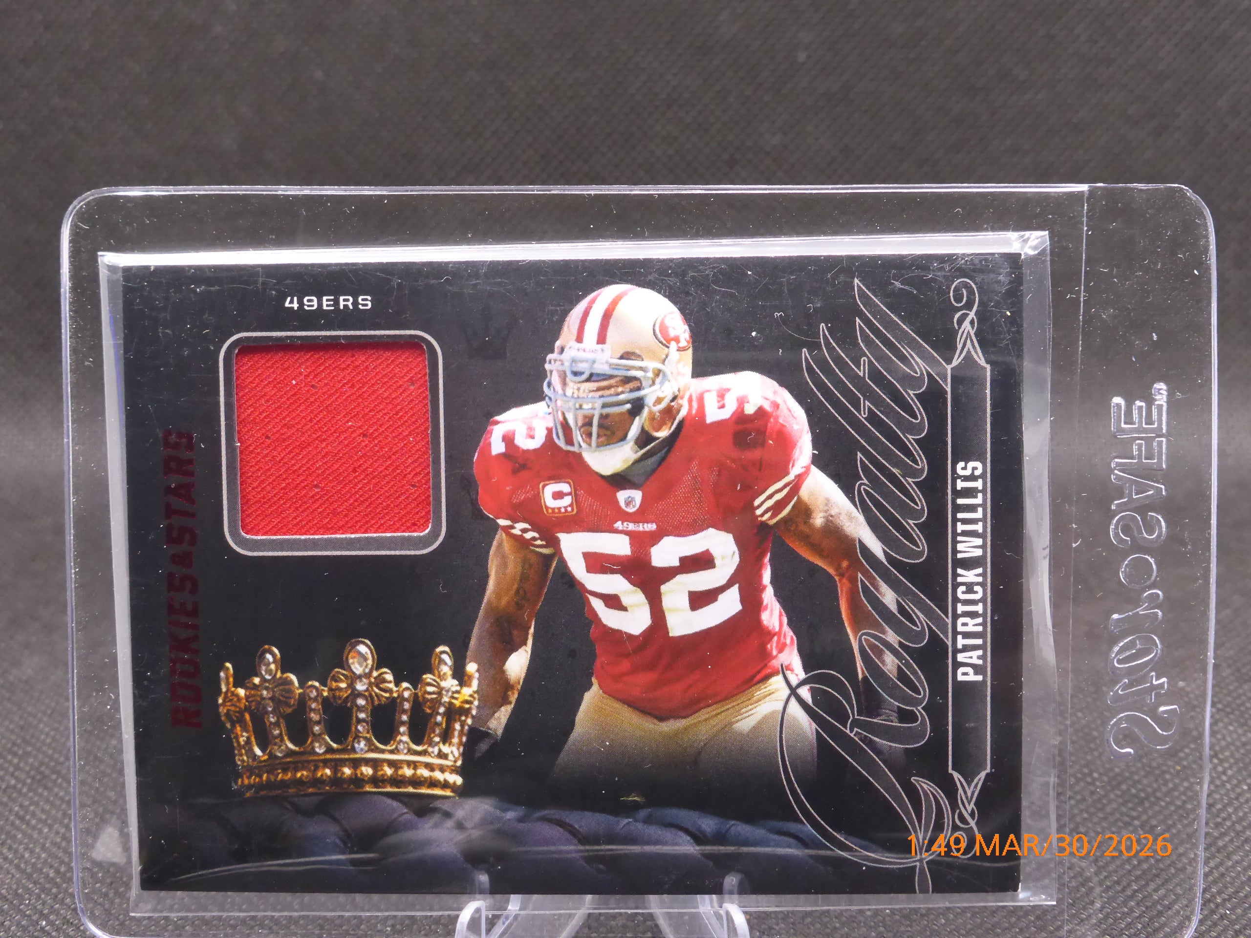 25 Rookies & Stars Patrick Willis #R-PWS Patch
