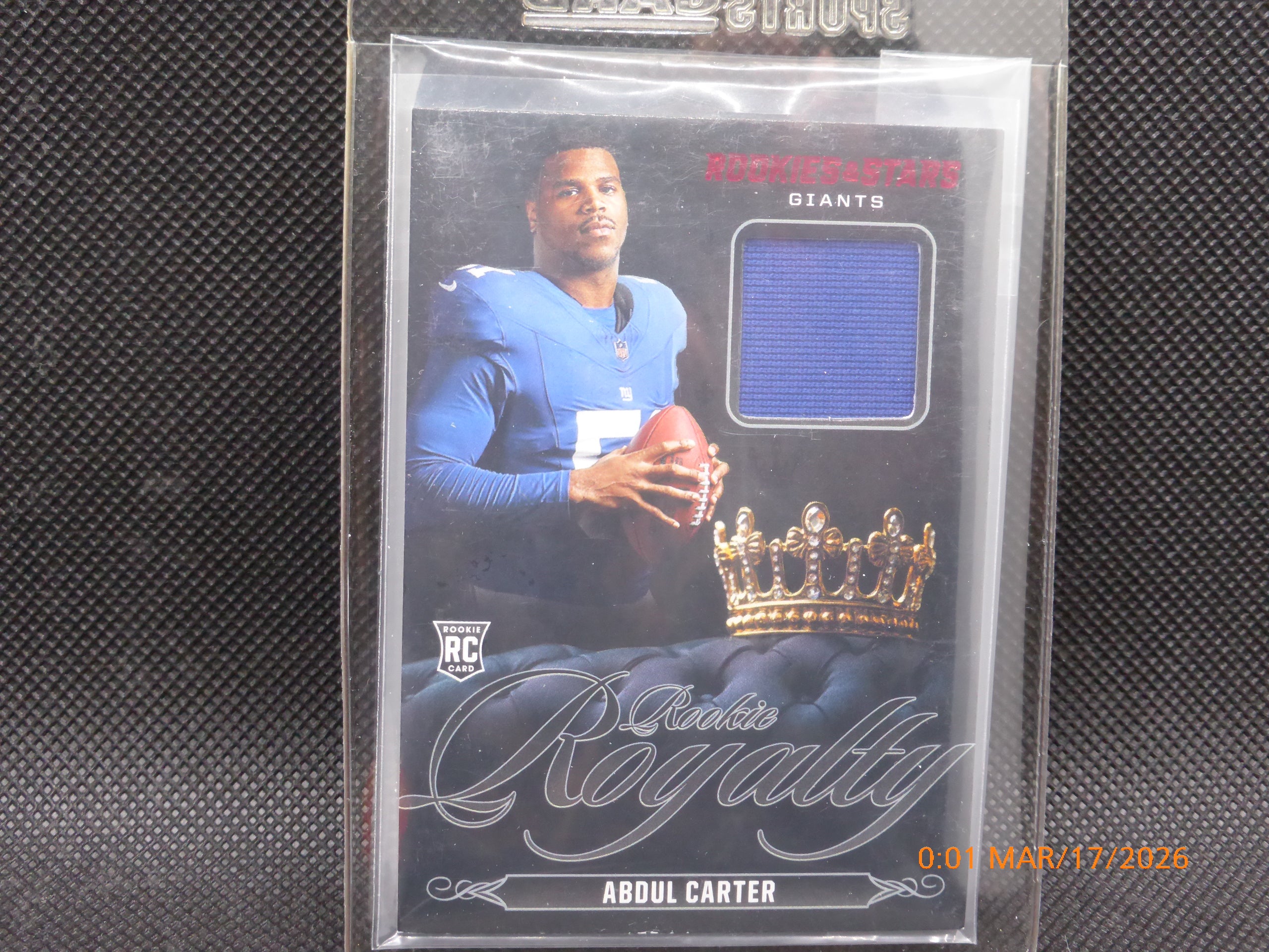 25 Rookies and Stars Abdul Carter #RR-ACR Rookie Royalty #3