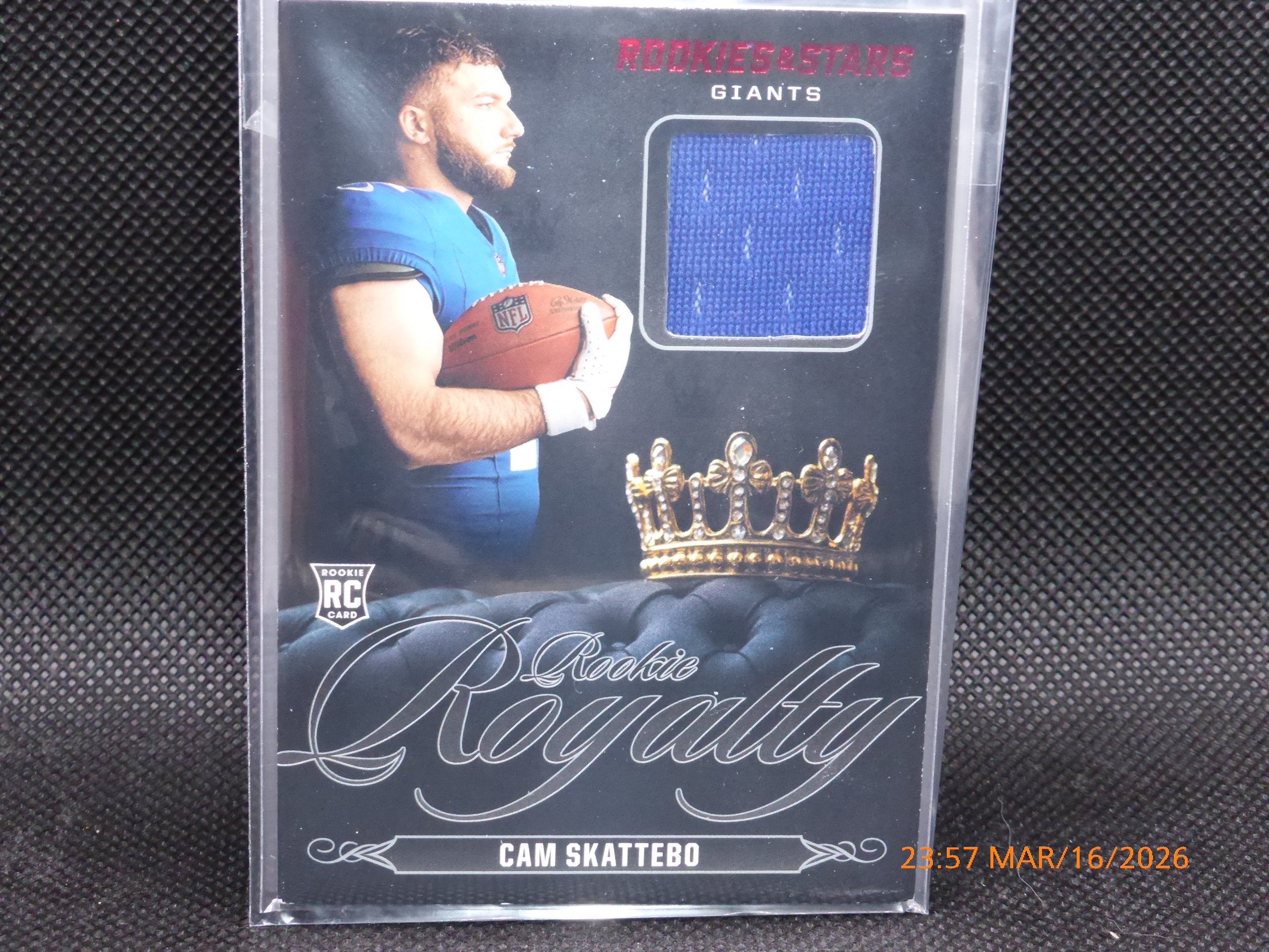 25 Rookies and Stars Cam Skattebo #RR-CSO Rookie Royalty