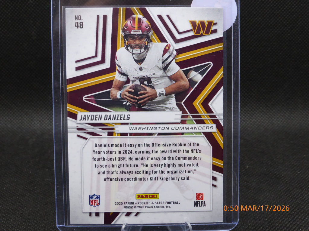 25 Rookies and Stars Jayden Daniels #48 Red