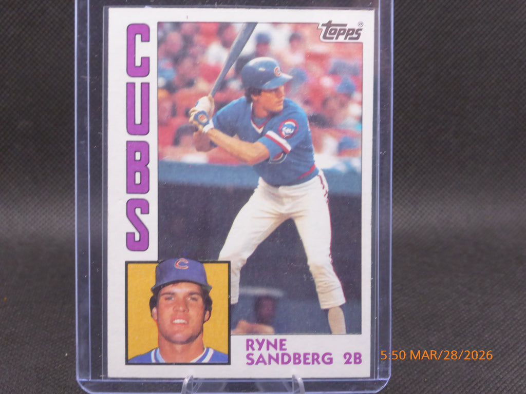 84 Topps Ryne Sandberg #596