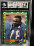 86 Topps Bruce Smith (RC) #389 Beckett 7.5 NEAR MINT +