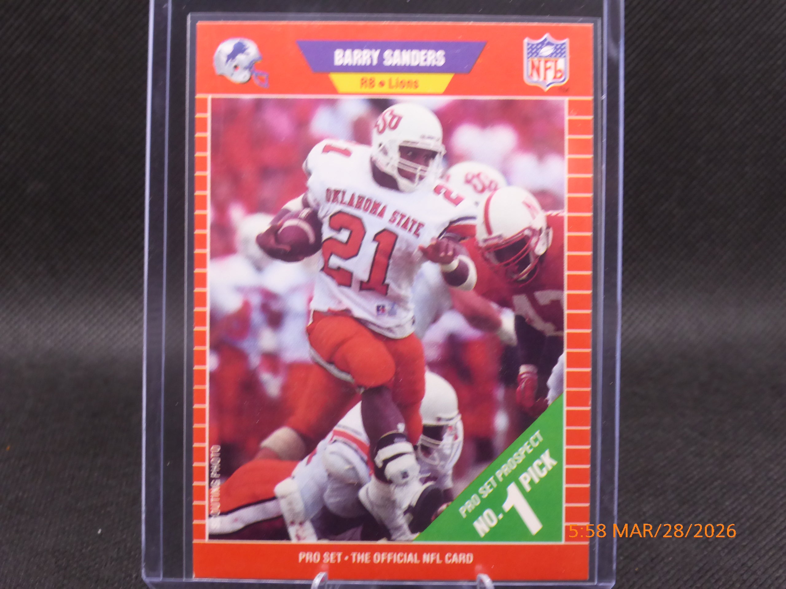 89 Pro Set Barry Sanders #494