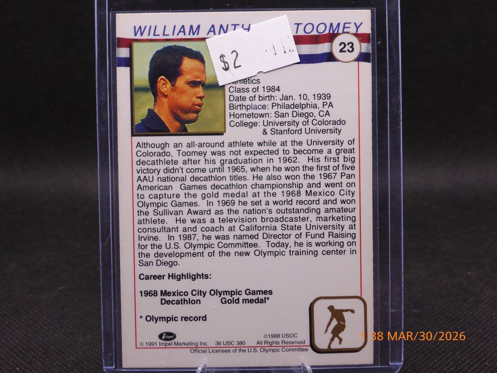 91 Impel Marking Bill Toomey #23