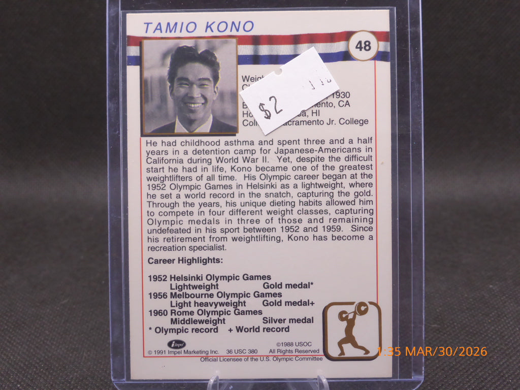 91 Impel Marking Tamio Kono #48