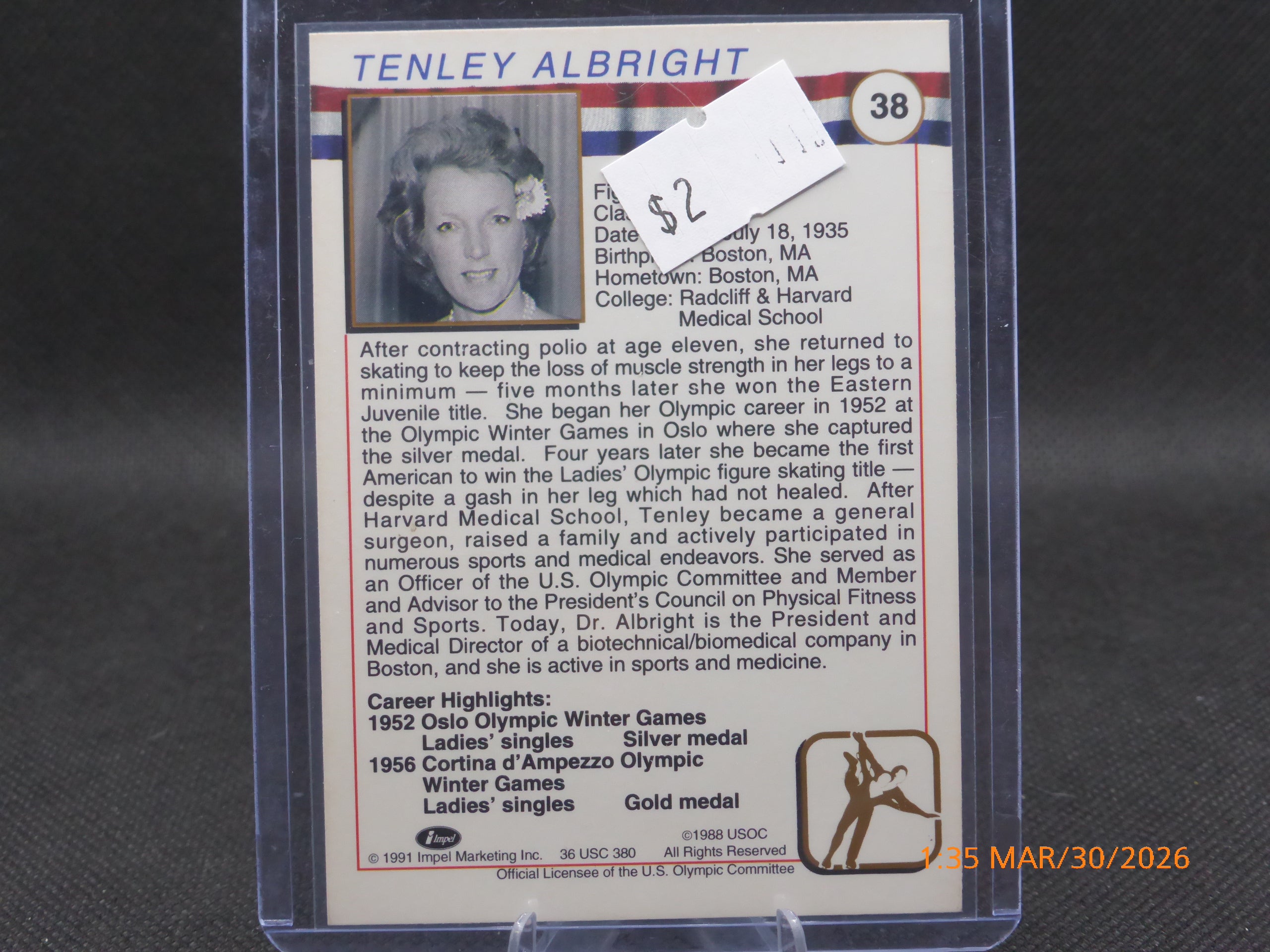 91 Impel Marking Tenley Alright #38