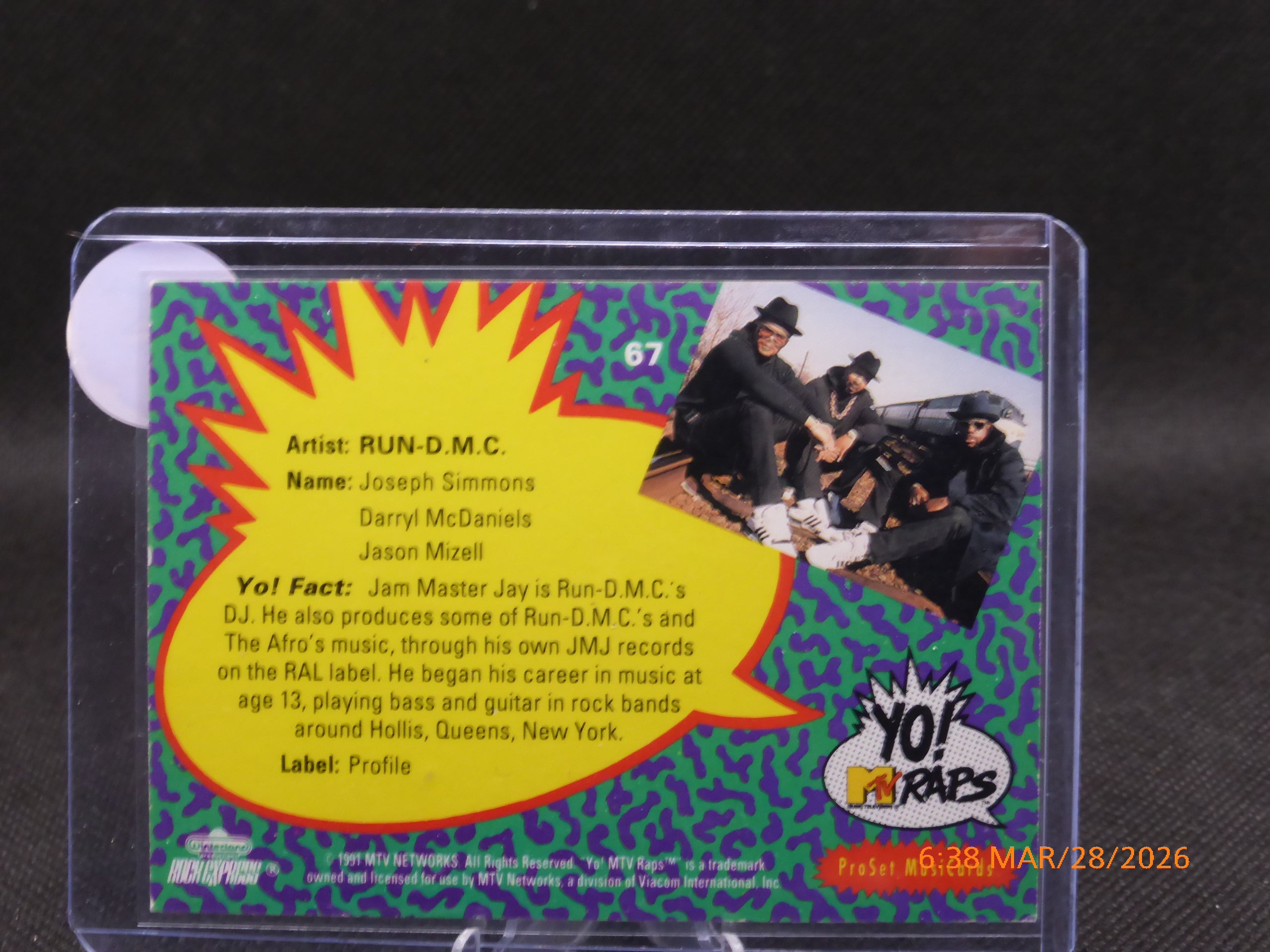 91 MTV Network Yo MTV Rap Run-DMC