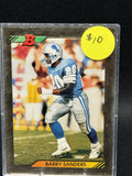 92 Bowman Barry Sanders #221 Gold Team Leaders