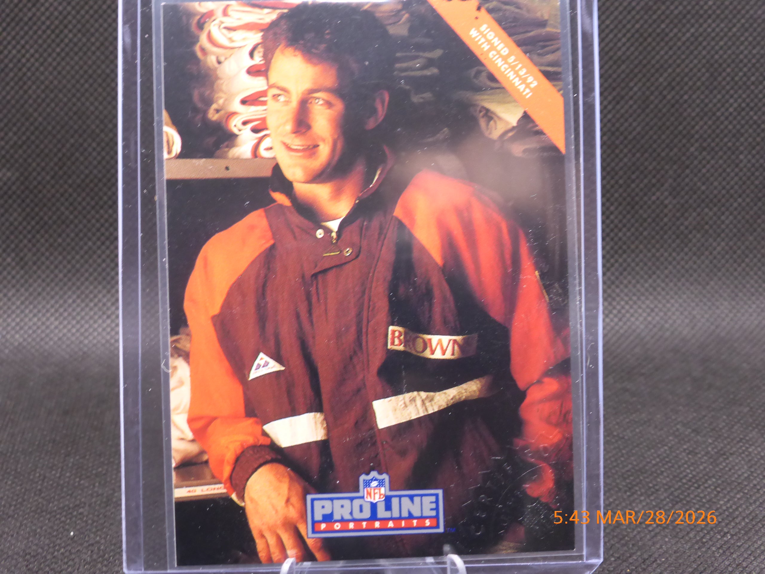 92 Pro Line Portraits Brian Brennan Autograph