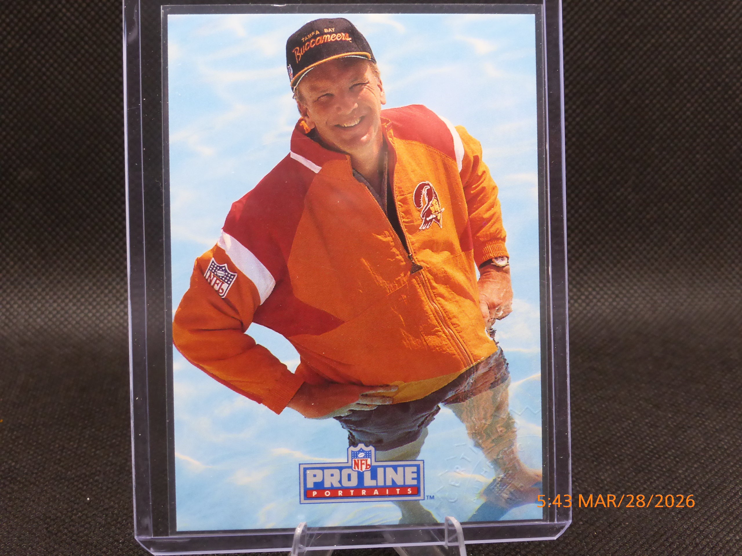 92 Pro Line Portraits Sam Wyche Autograph
