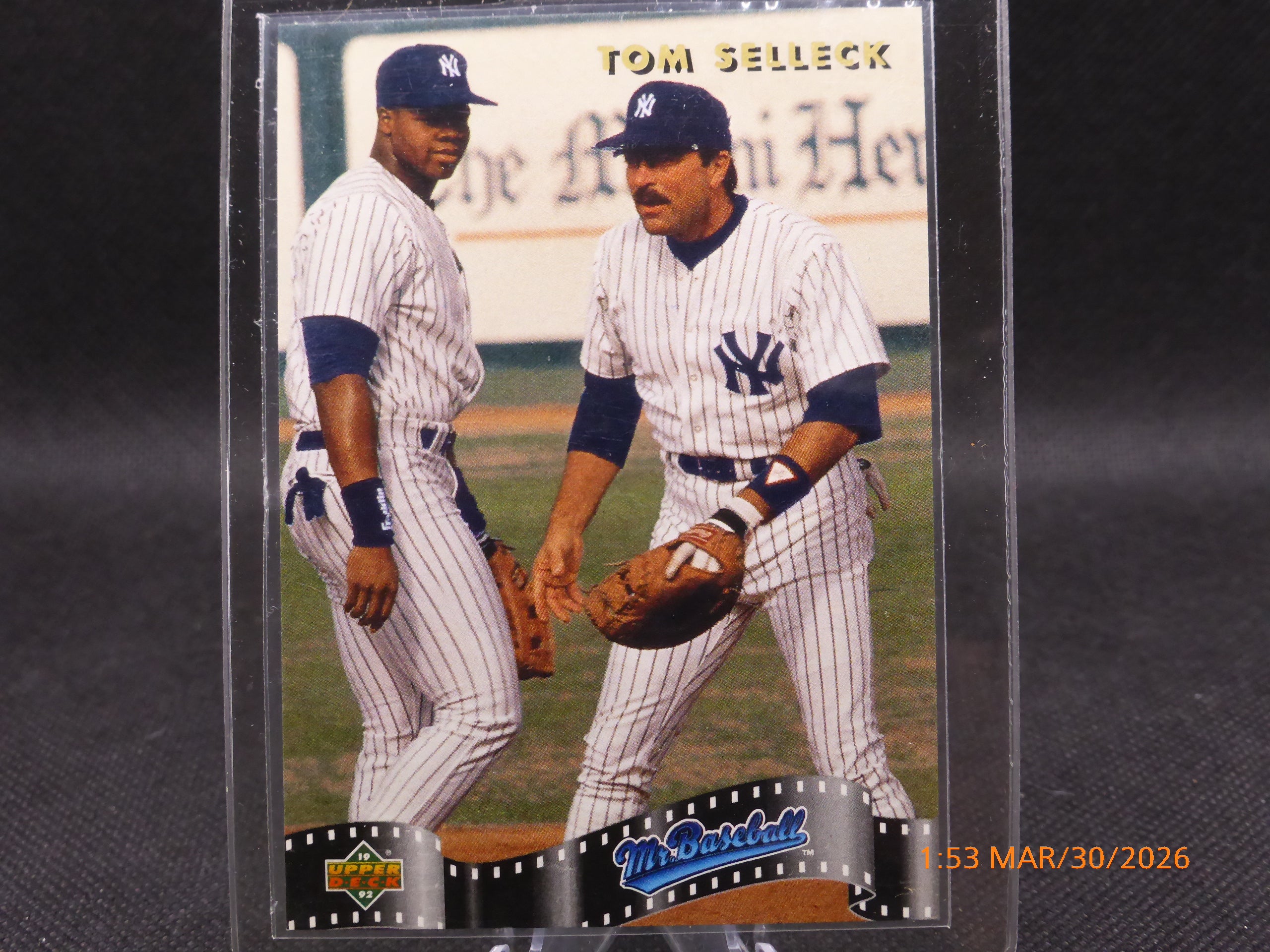 92 Upper Deck Tom Selleck # SP4 Mr. Baseball