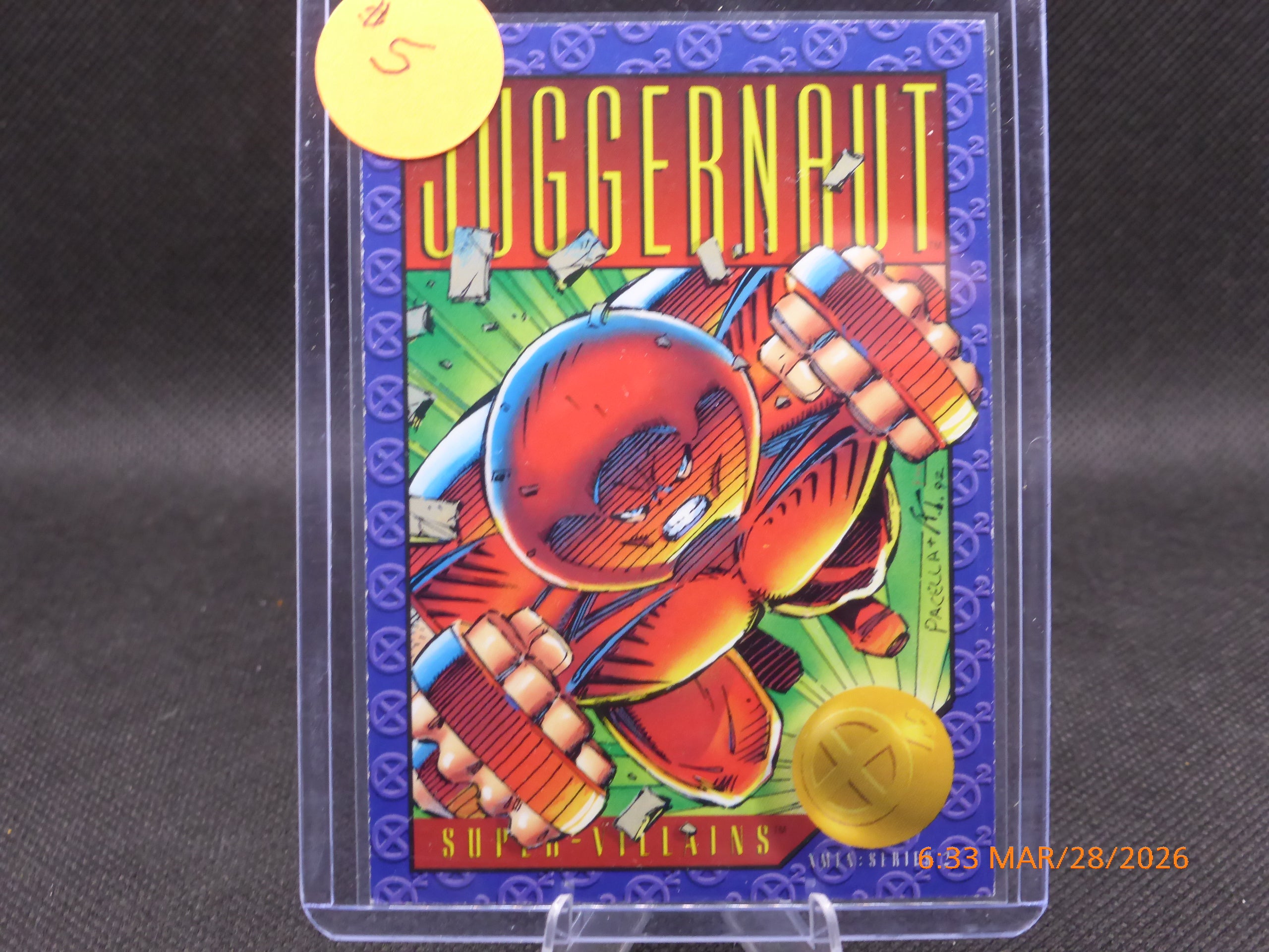 93 Marvel Skybox Juggernaut #65