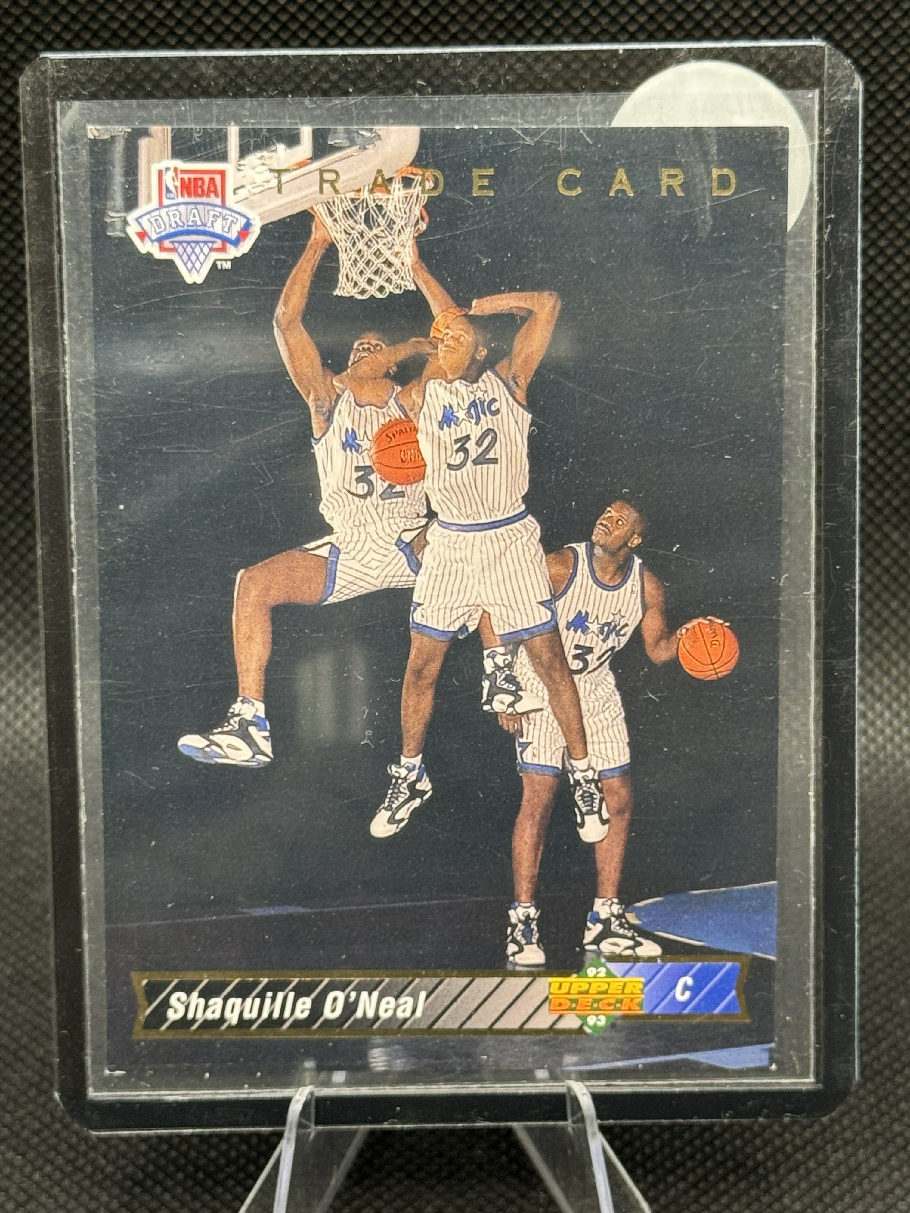 93 Upper Deck Shaquille O'Neal #1b NBA Draft