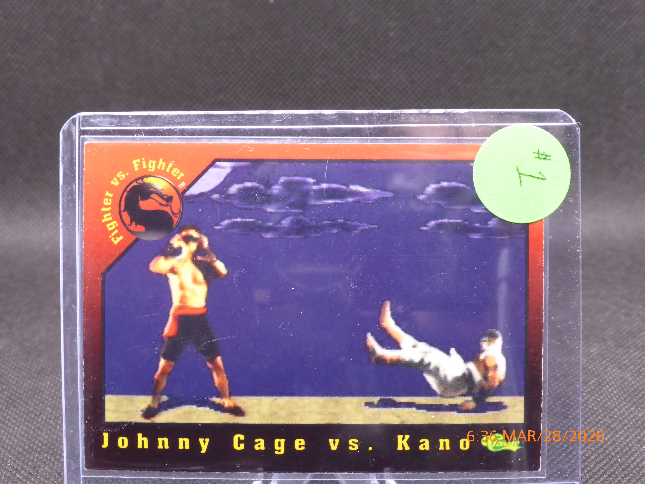 94 Classic Mortal Combat Johnny Cage Kano #50