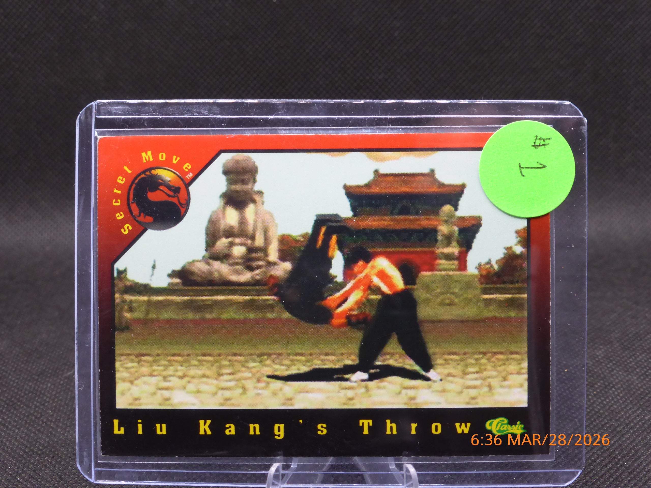 94 Classic Mortal Combat Liu Kang's Throw #70