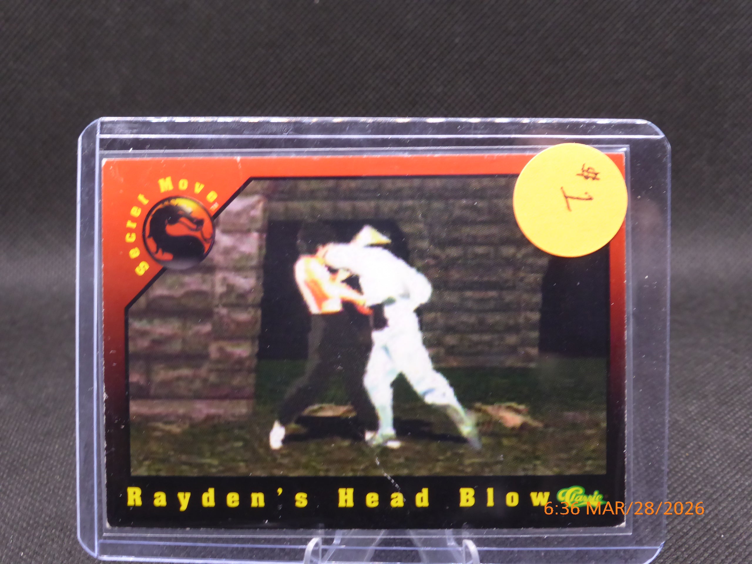 94 Classic Mortal Combat Rayden's Head Blow #80