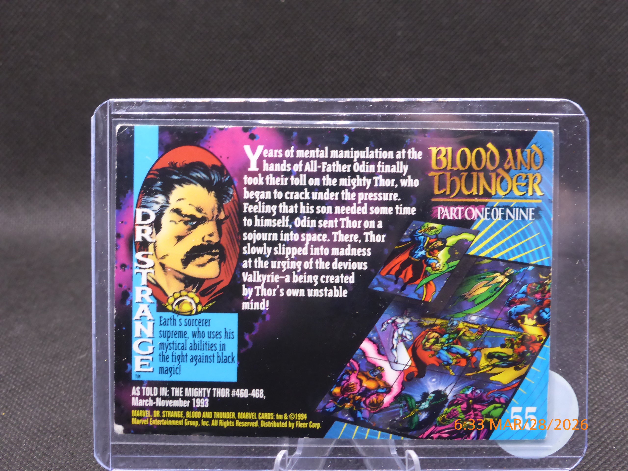 94 Marvel Fleer Universe Dr. Strange #55