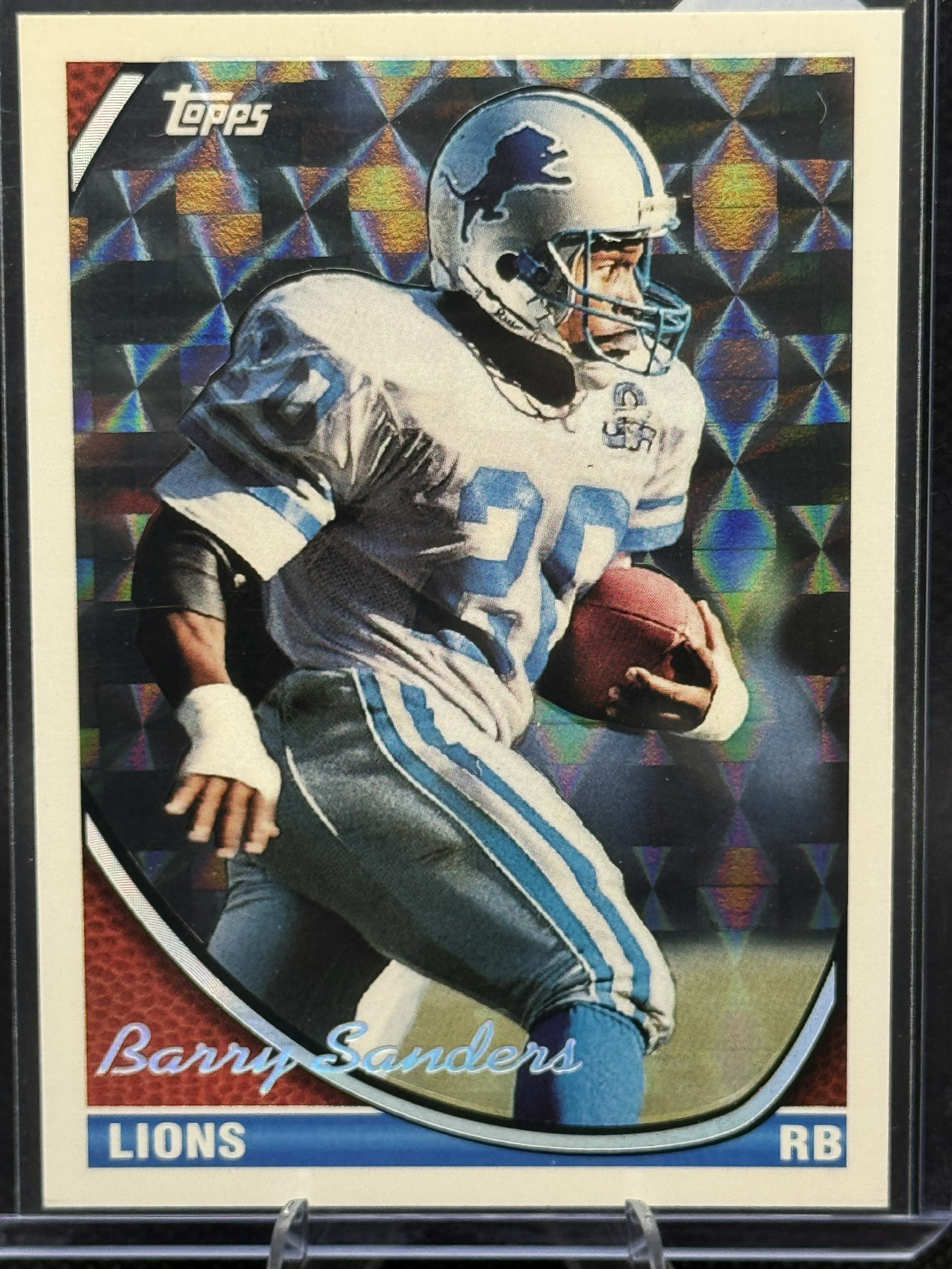 94 Topps Barry Sanders #570 Prizm