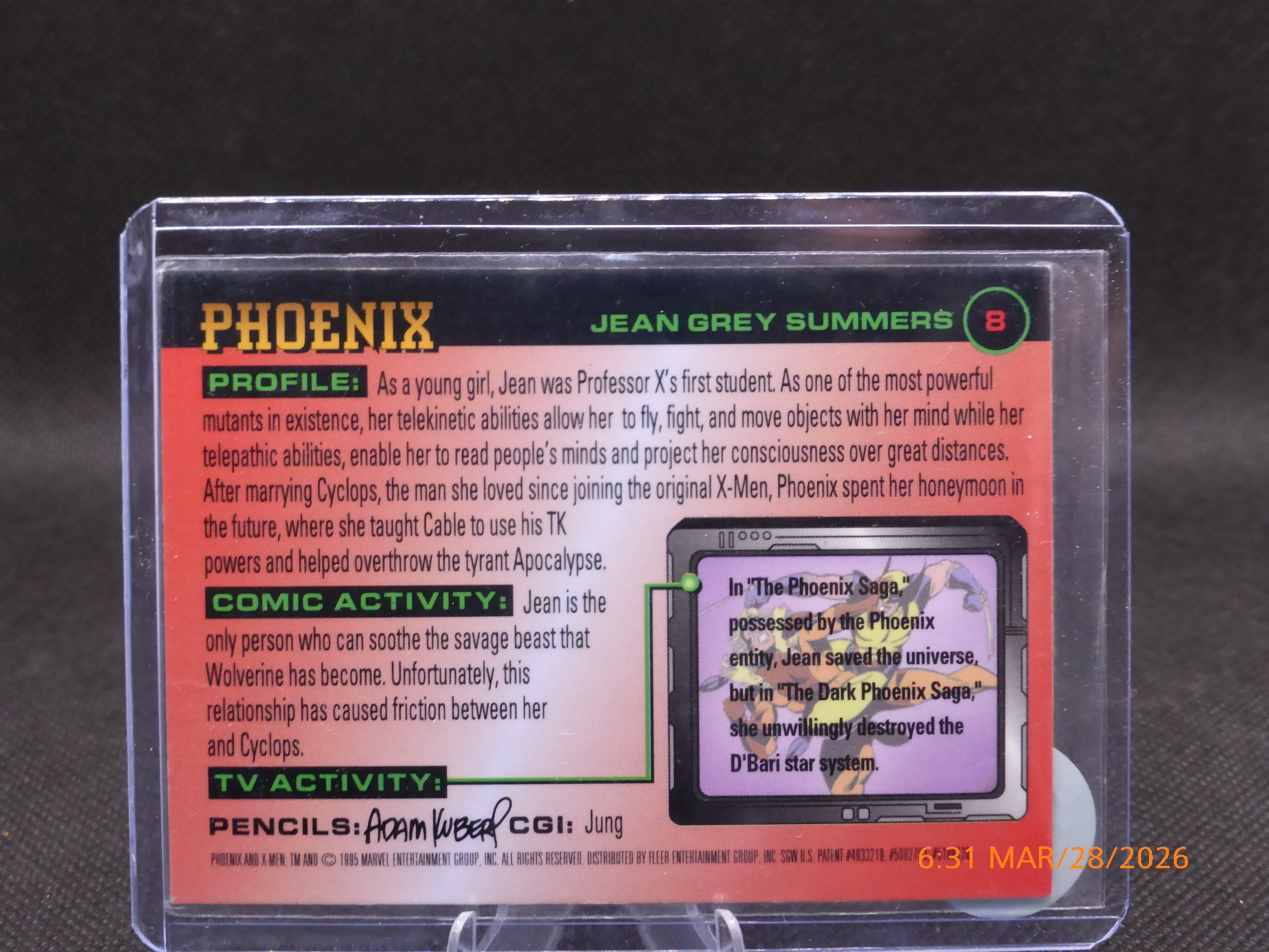 95 Fleer Ultra X-Man Phoenix #8