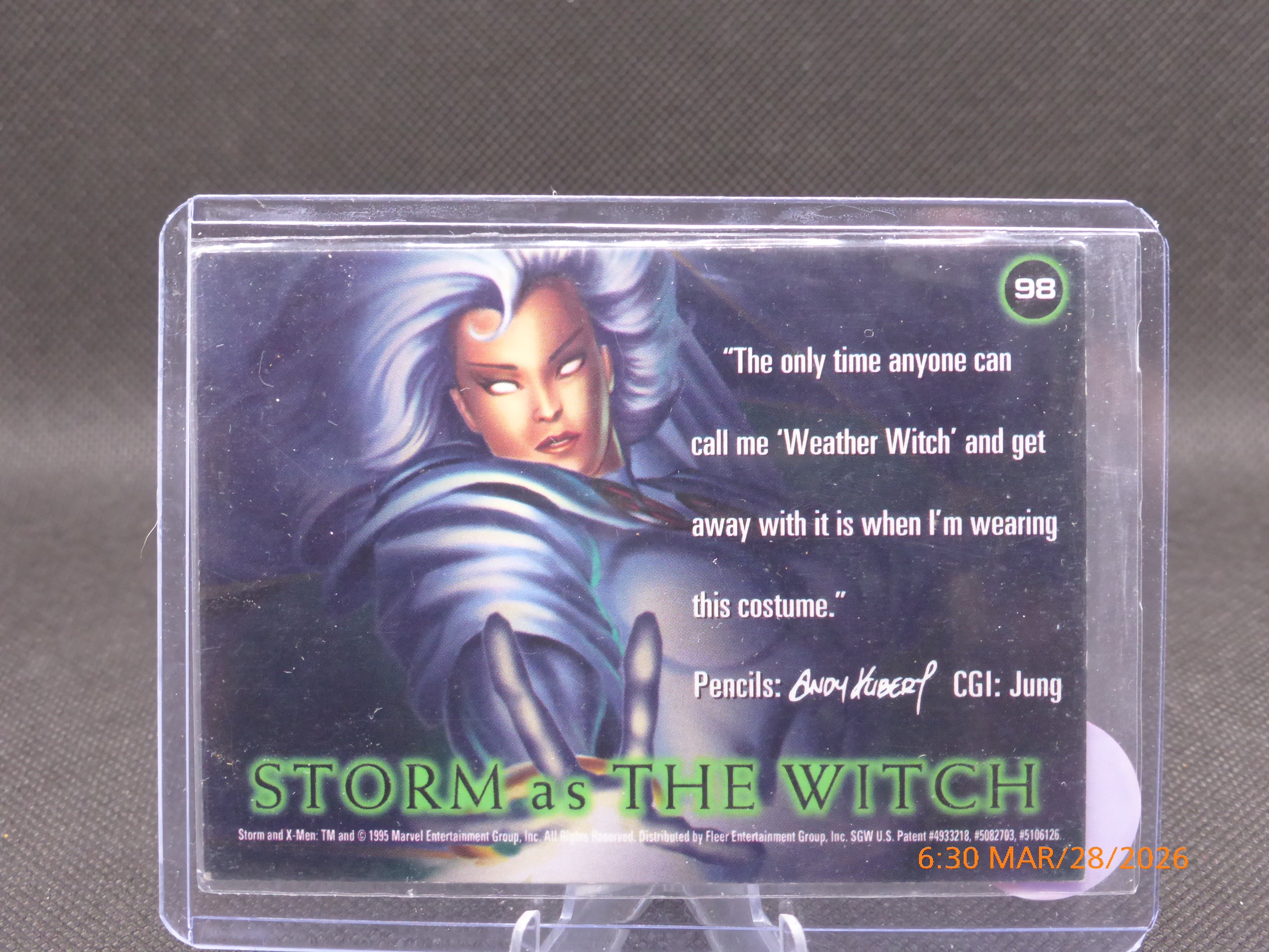 95 Fleer Ultra X-Man Storm #98