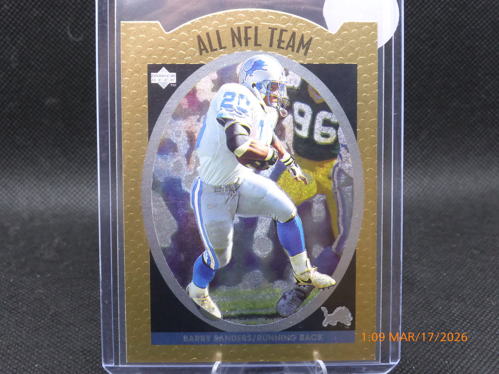 96 Upper Deck Barry Sanders #AN10 All NFL Team Die Cut