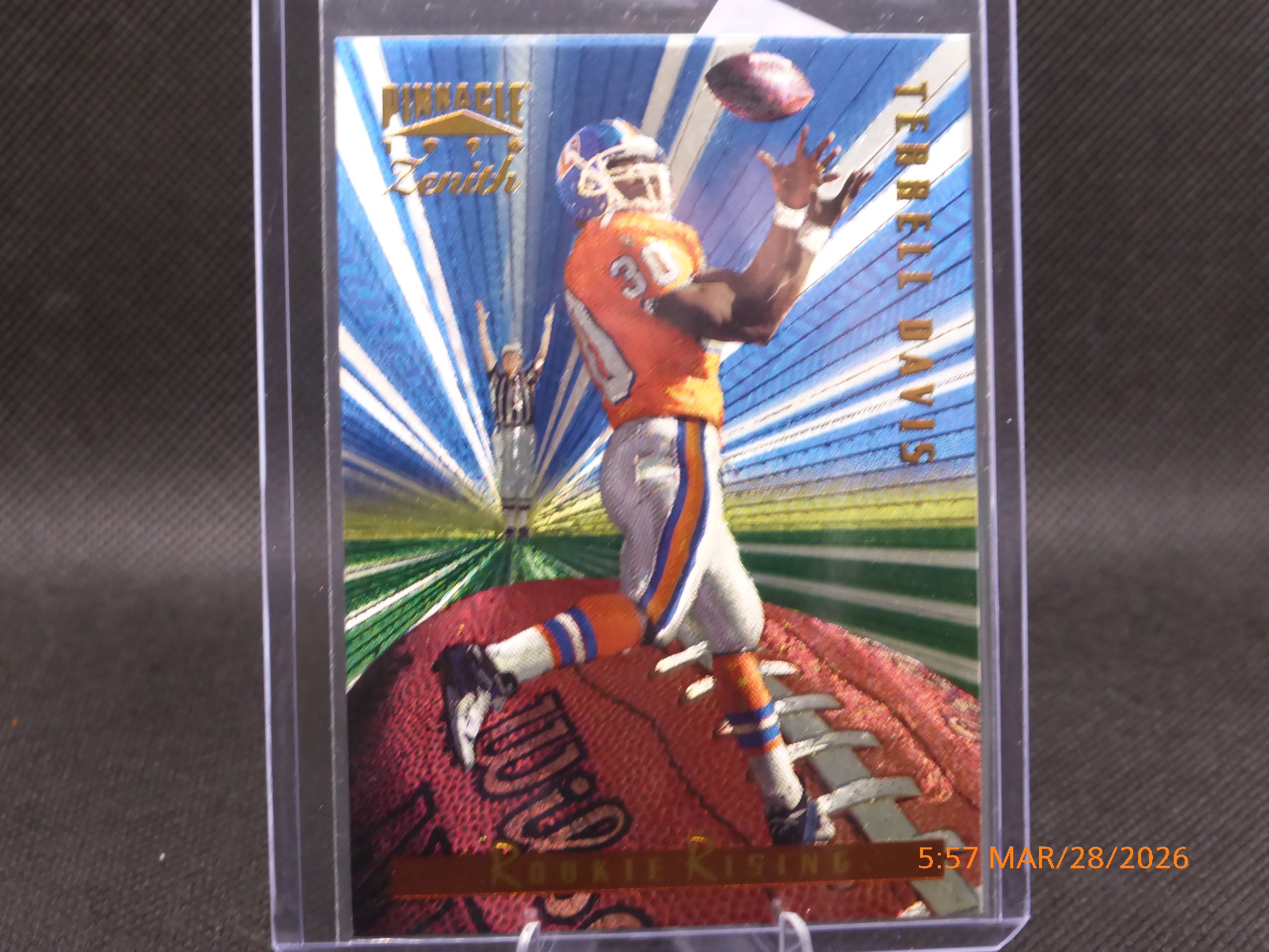 96 Zenith Terrell Davis Rookie Rising