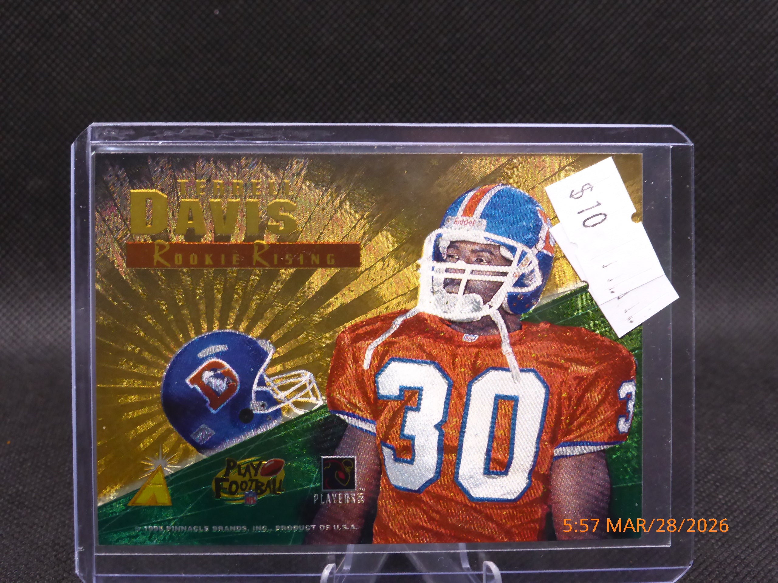 96 Zenith Terrell Davis Rookie Rising