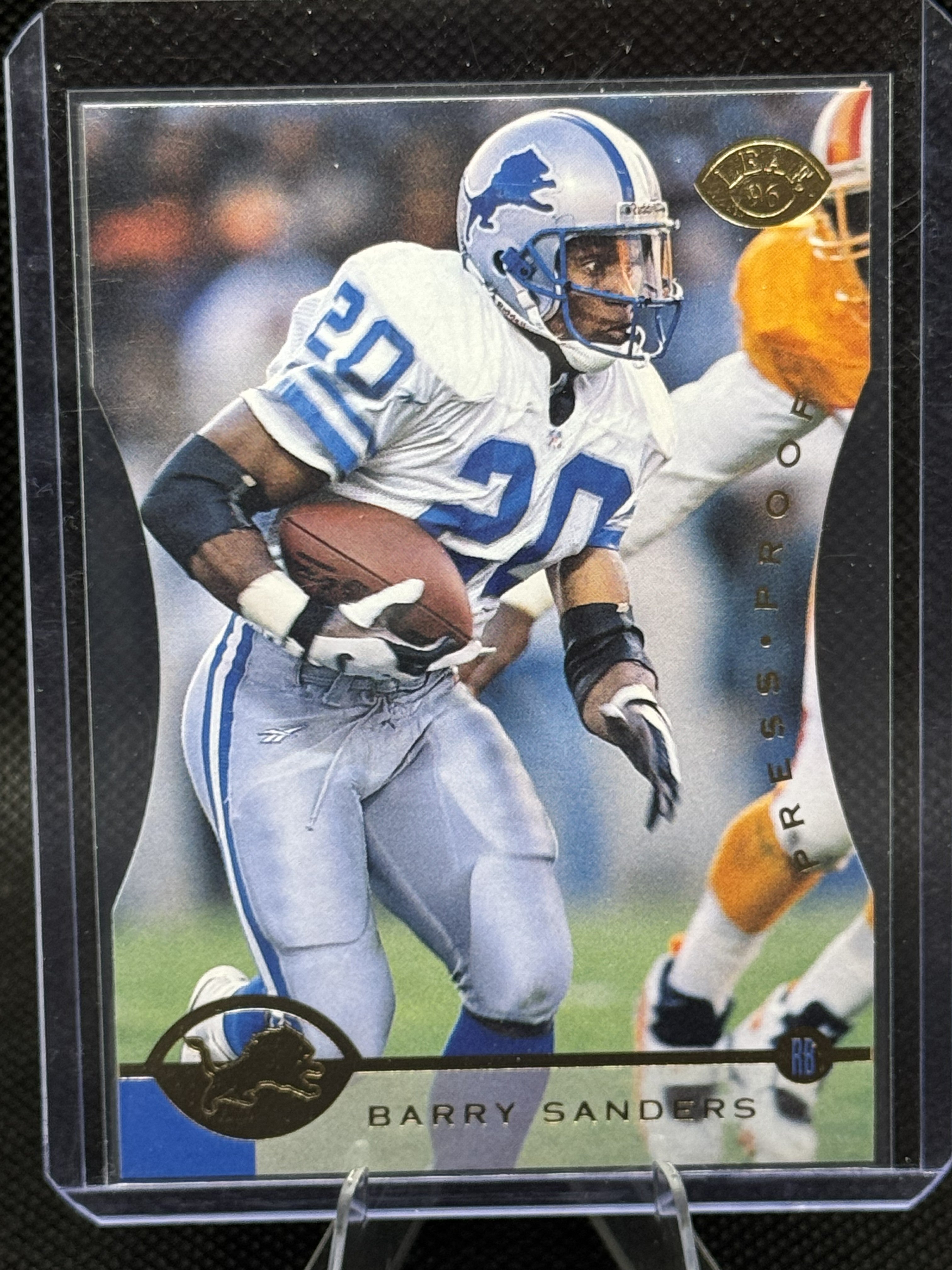 96 leaf barry sanders 114 die cut