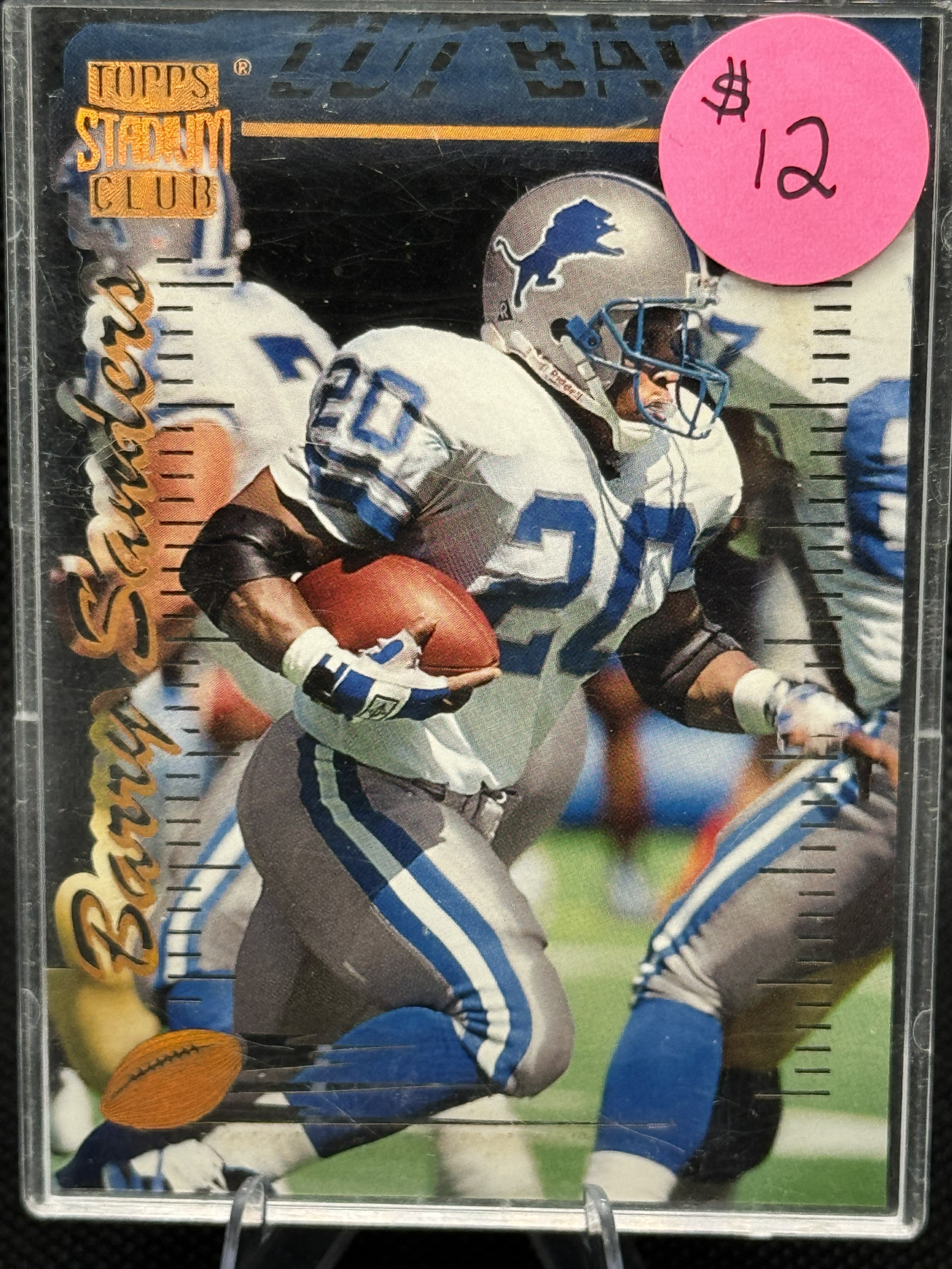 96 topps Stadium Club Barry Sanders #C2 Cut Backs