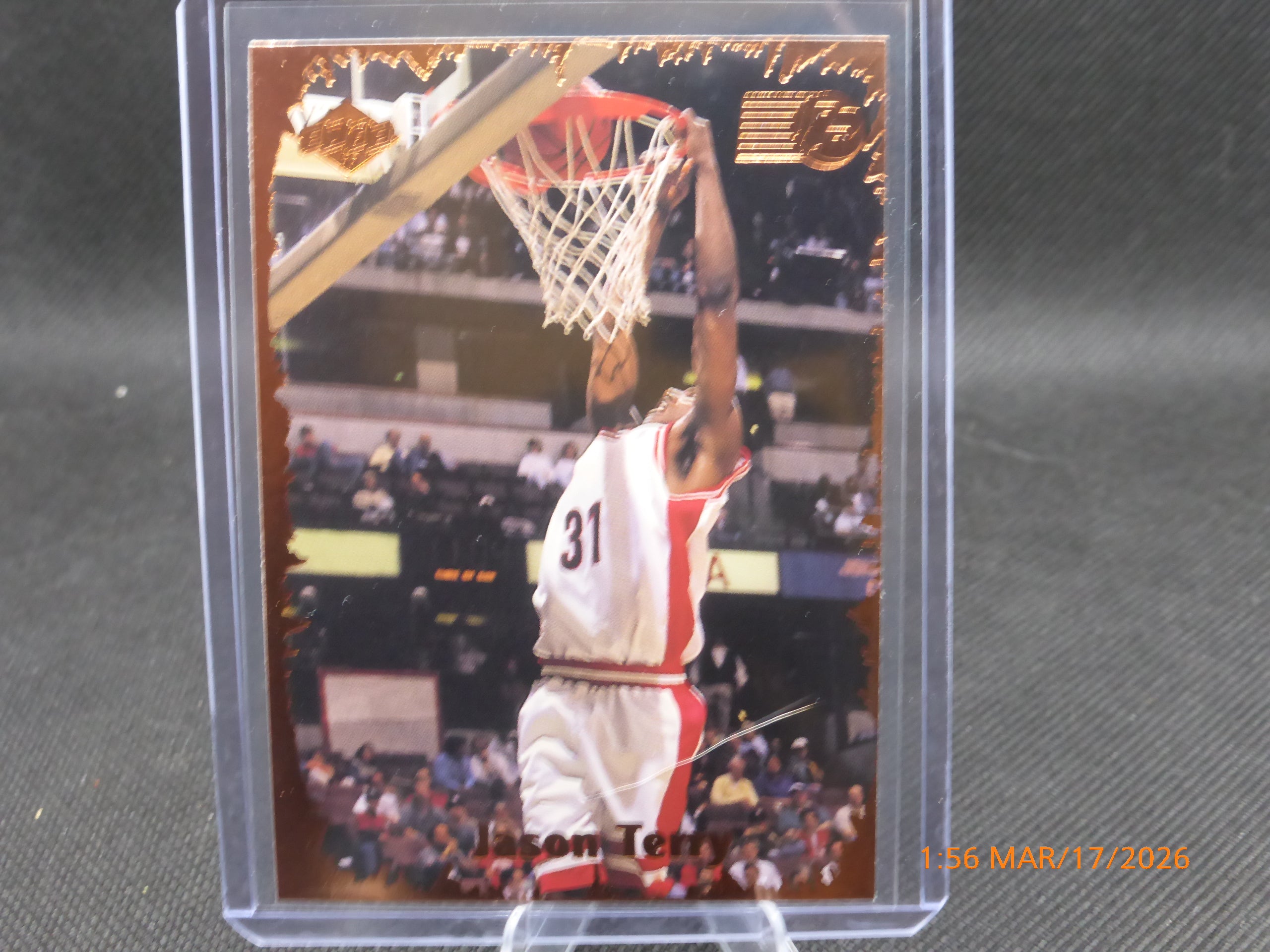 99 Collector's Edge Jason Terry #RR-41 Rookie Rage