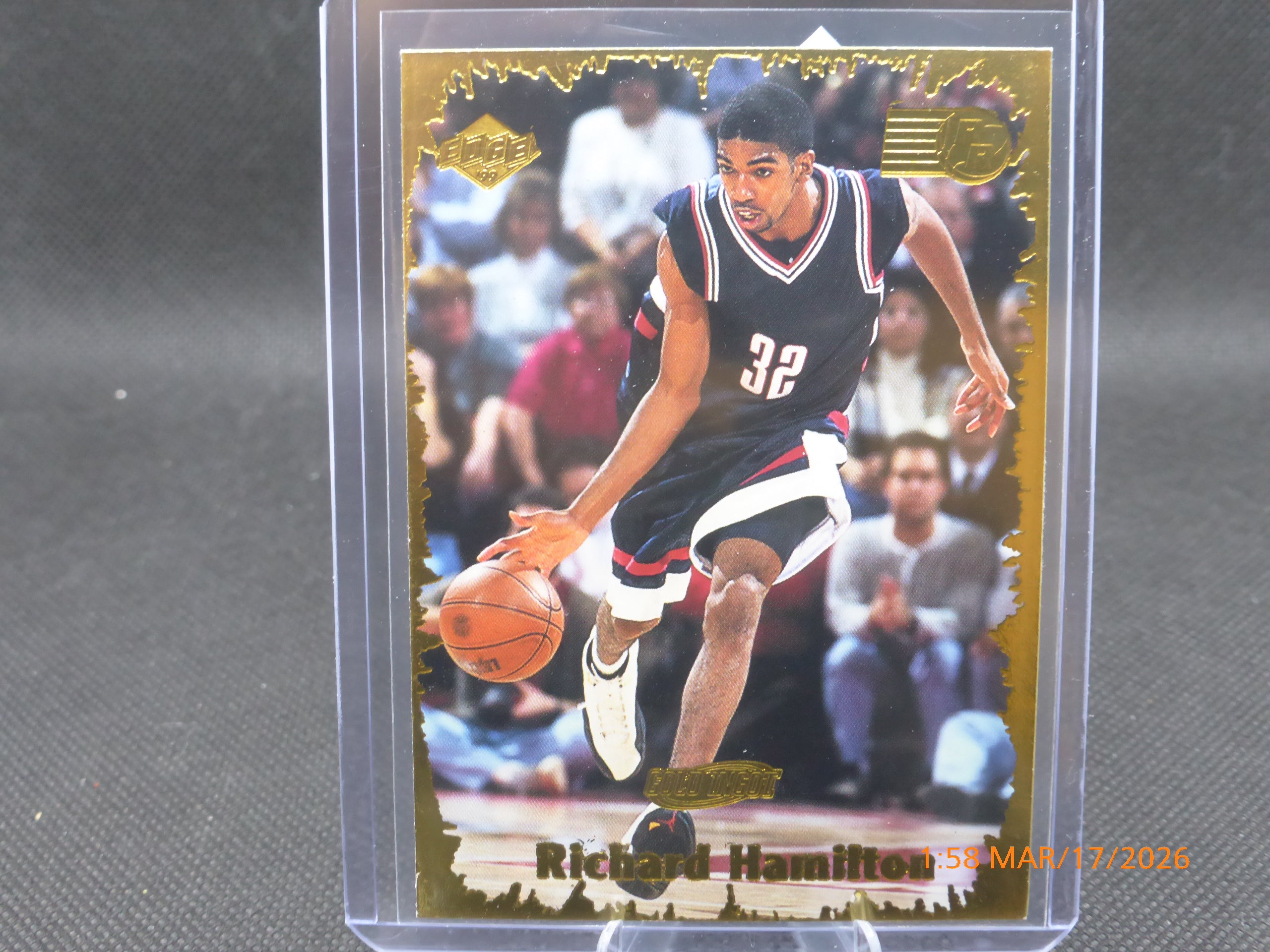 99 Collector's Edge Richard Hamilton # RR-20 Rookie Rage