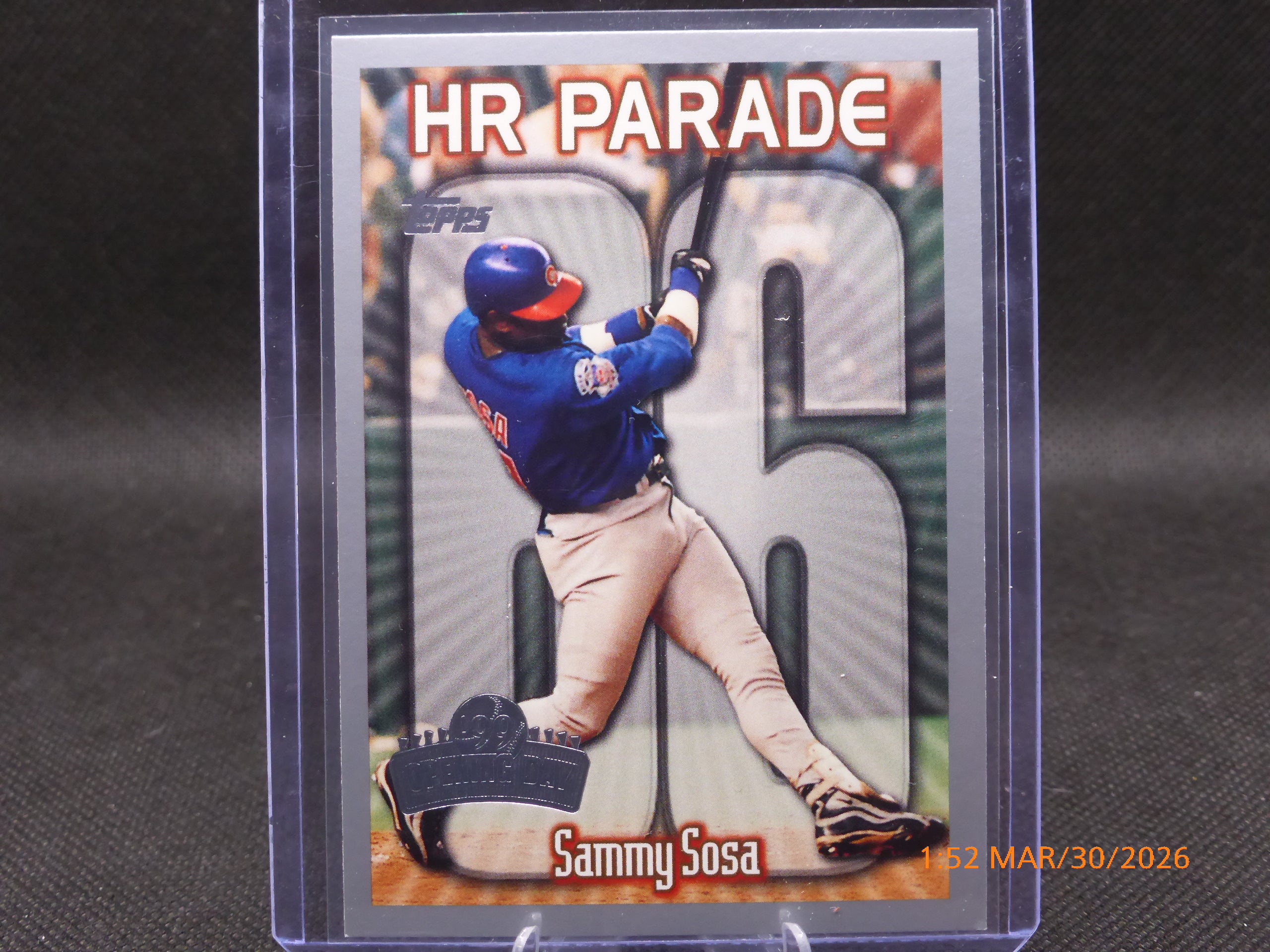99 Topps Opening Day Sammy Sosa #164