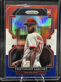 22 Prizm Cristopher Sanchez #219 (RC)Red White Blue Prizm