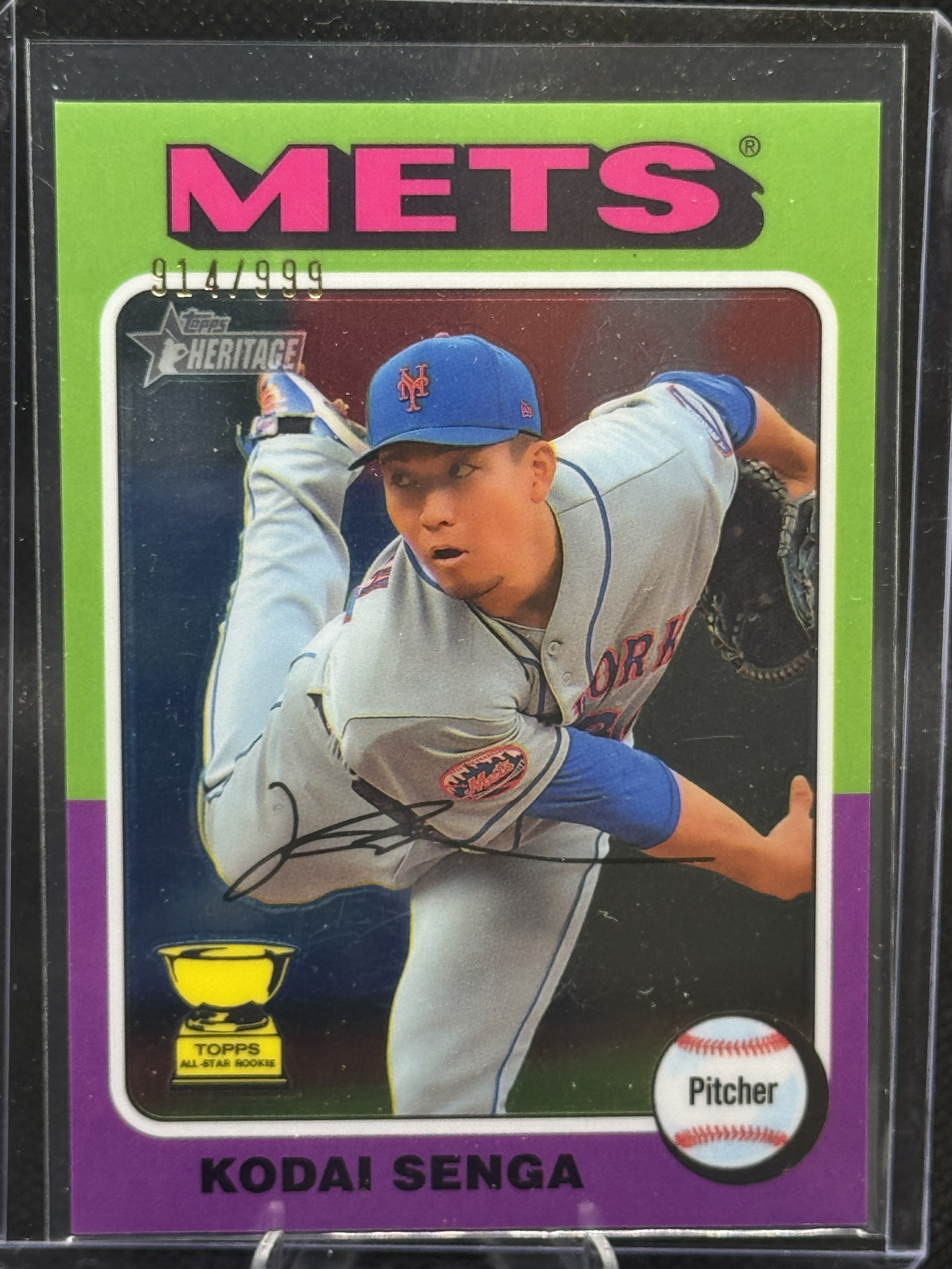 24 Topps Hertitage Kodai Senga #93 914/999