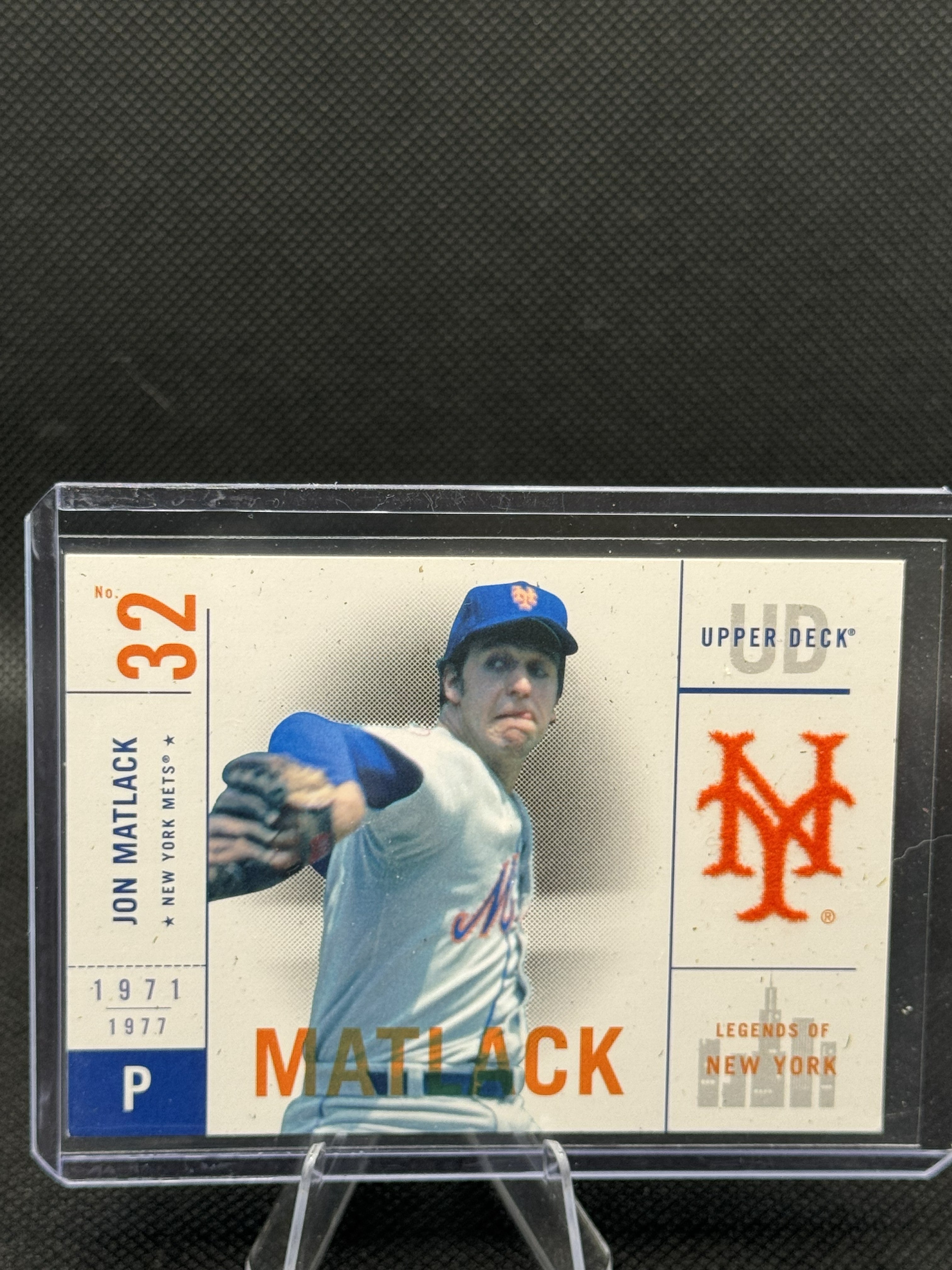 2001 Upper Deck Legends of New York Jon Matlack #70