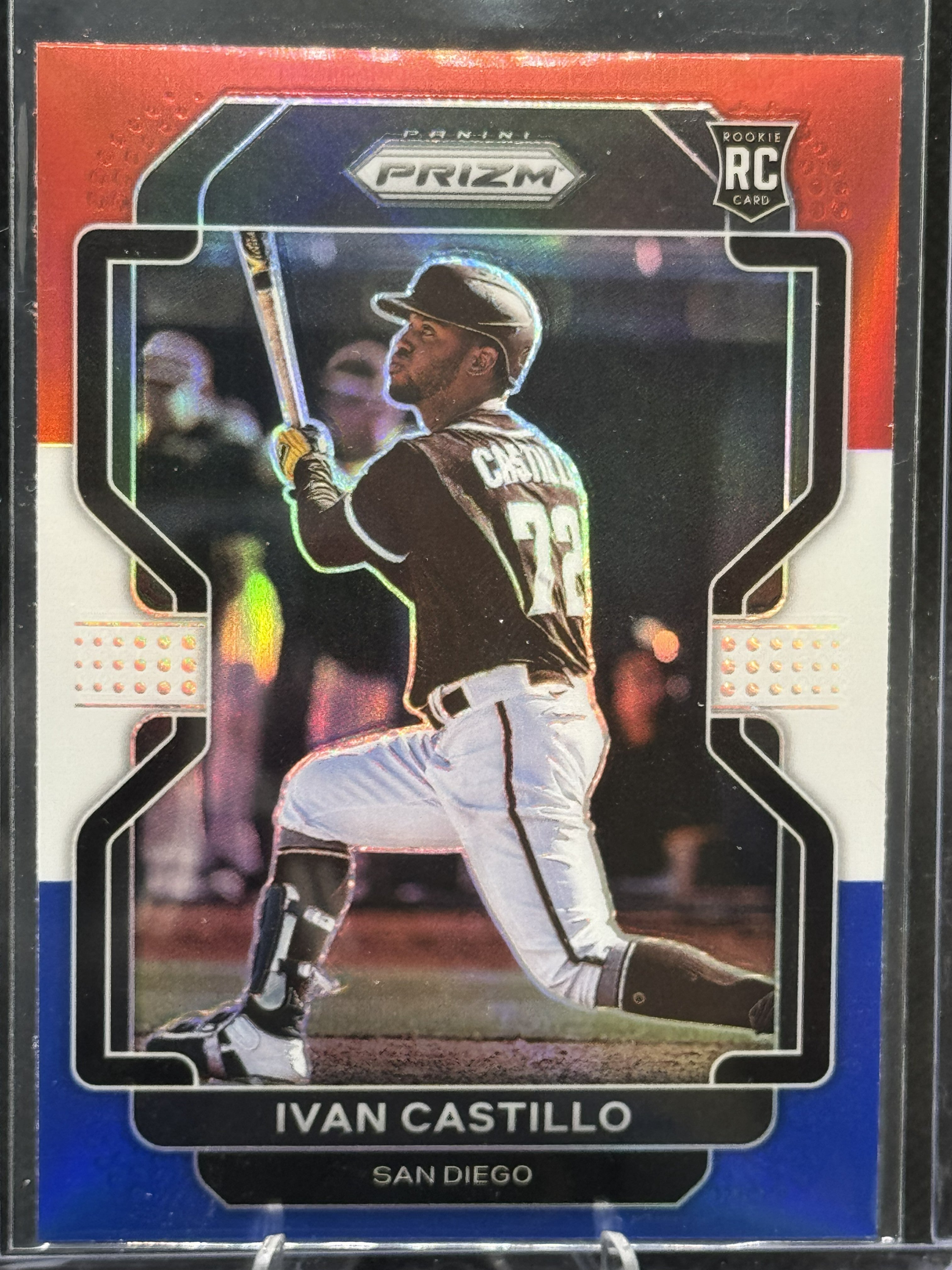 22 Prizm Ivan Castillo #193 (RC) Red White Blue Prizm