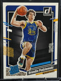 24 Donruss Brandin Podziemski #249 Rated Rookie