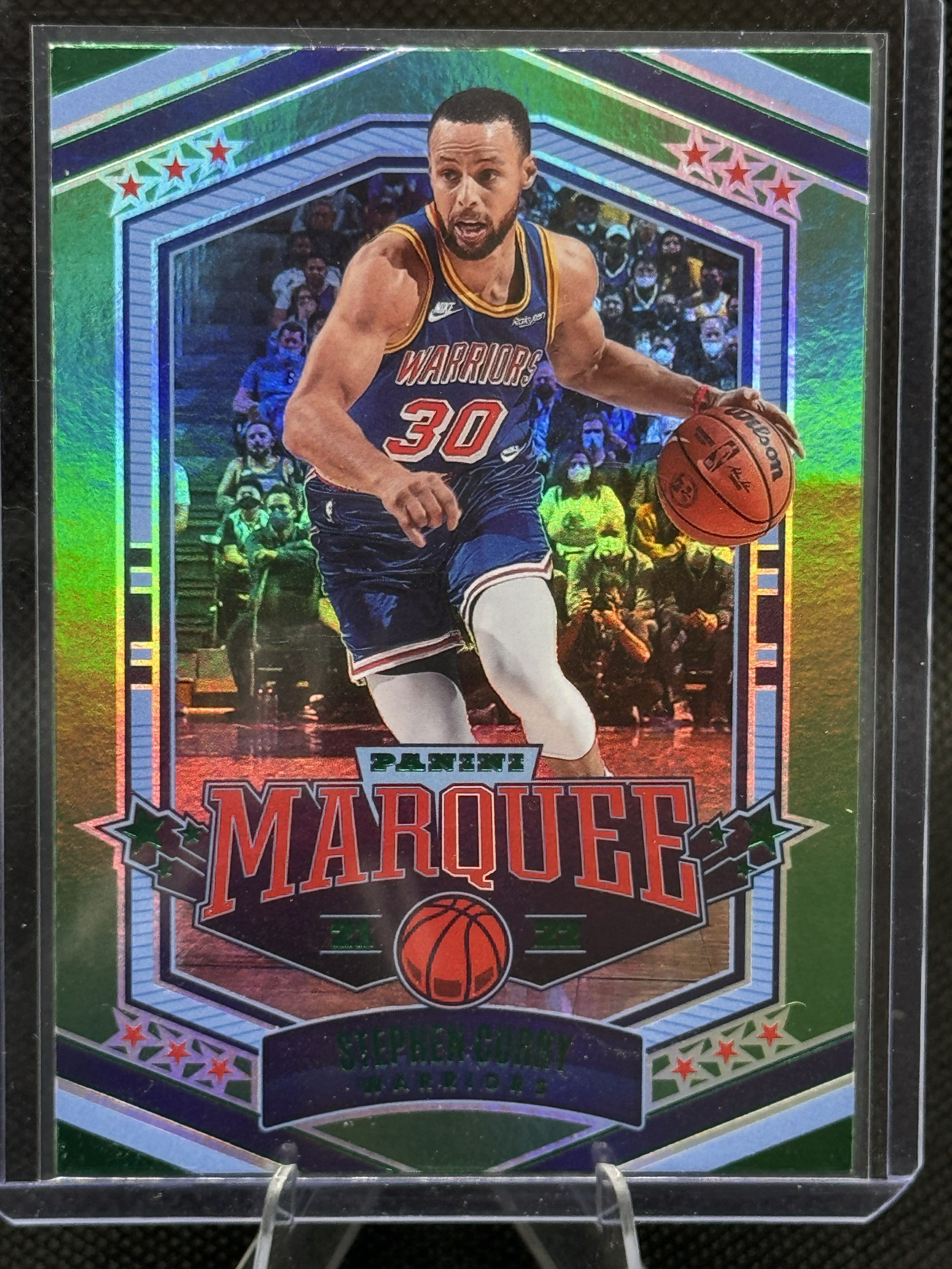 22 Marquee Stephen Curry #363 Green Refractor