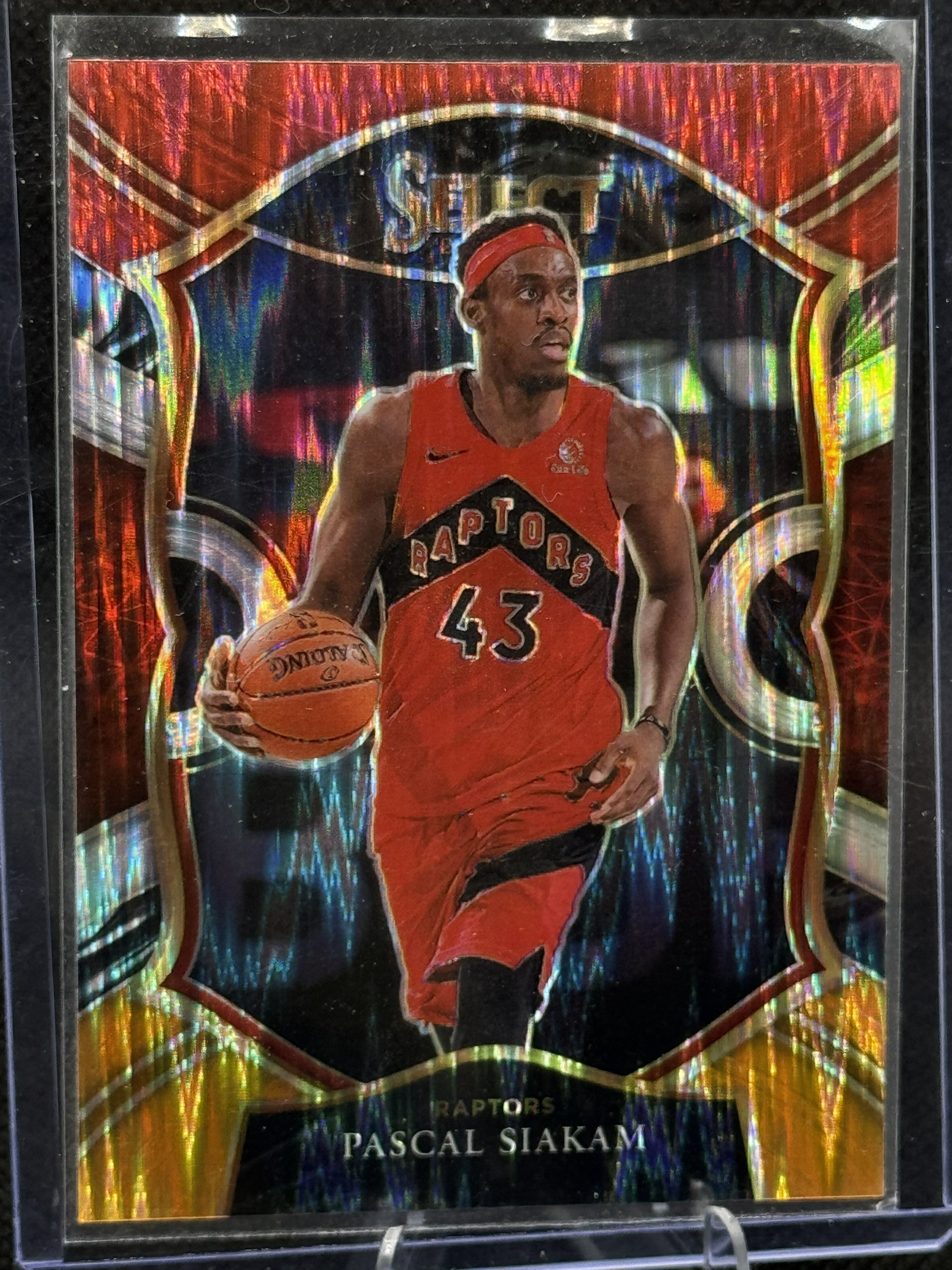 21 Select Pascal Siakam #46 Red White Orange Concourse