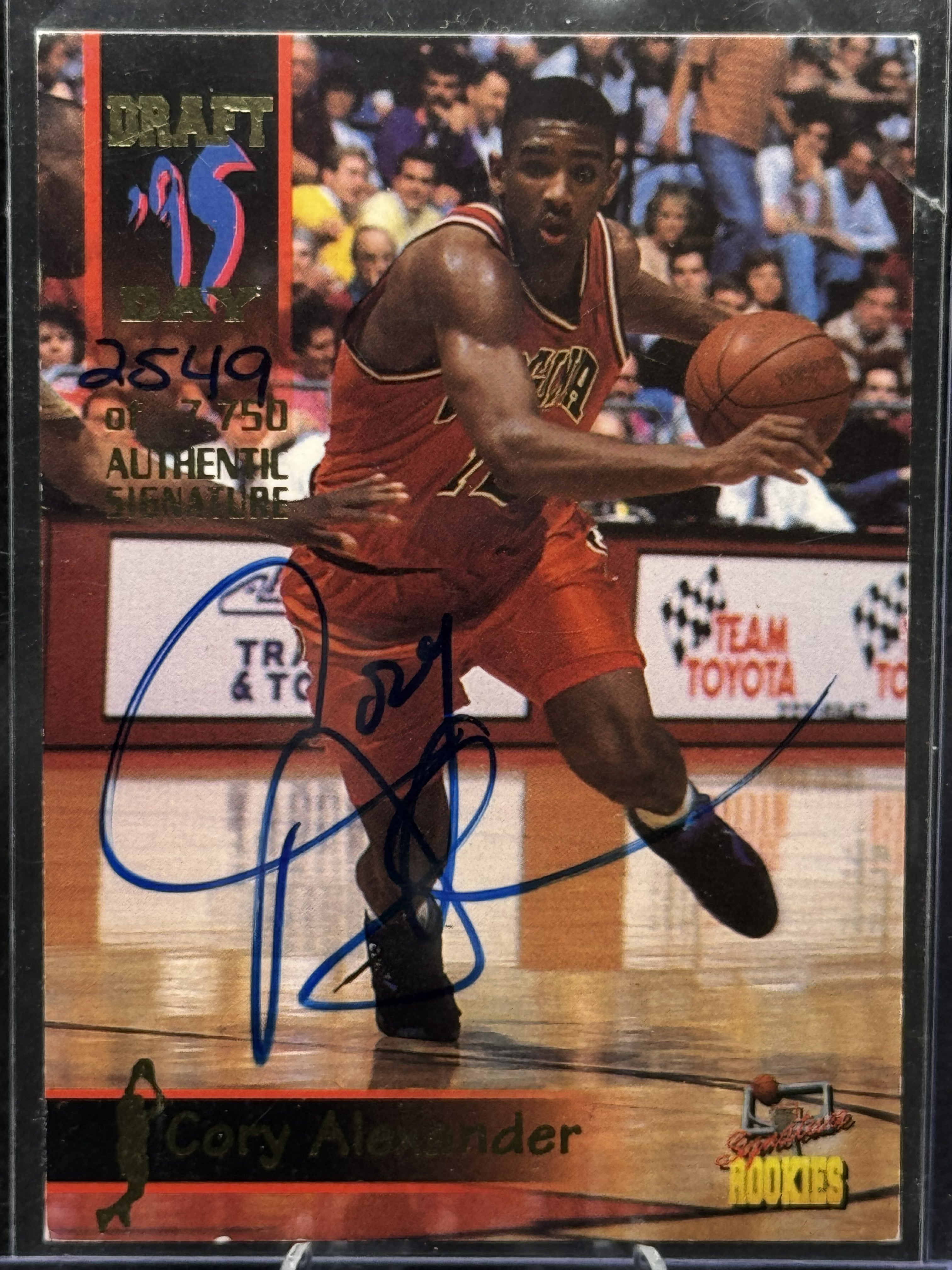 95 Signature Rookies Cory Alexander #31 Autograph 2549/7750