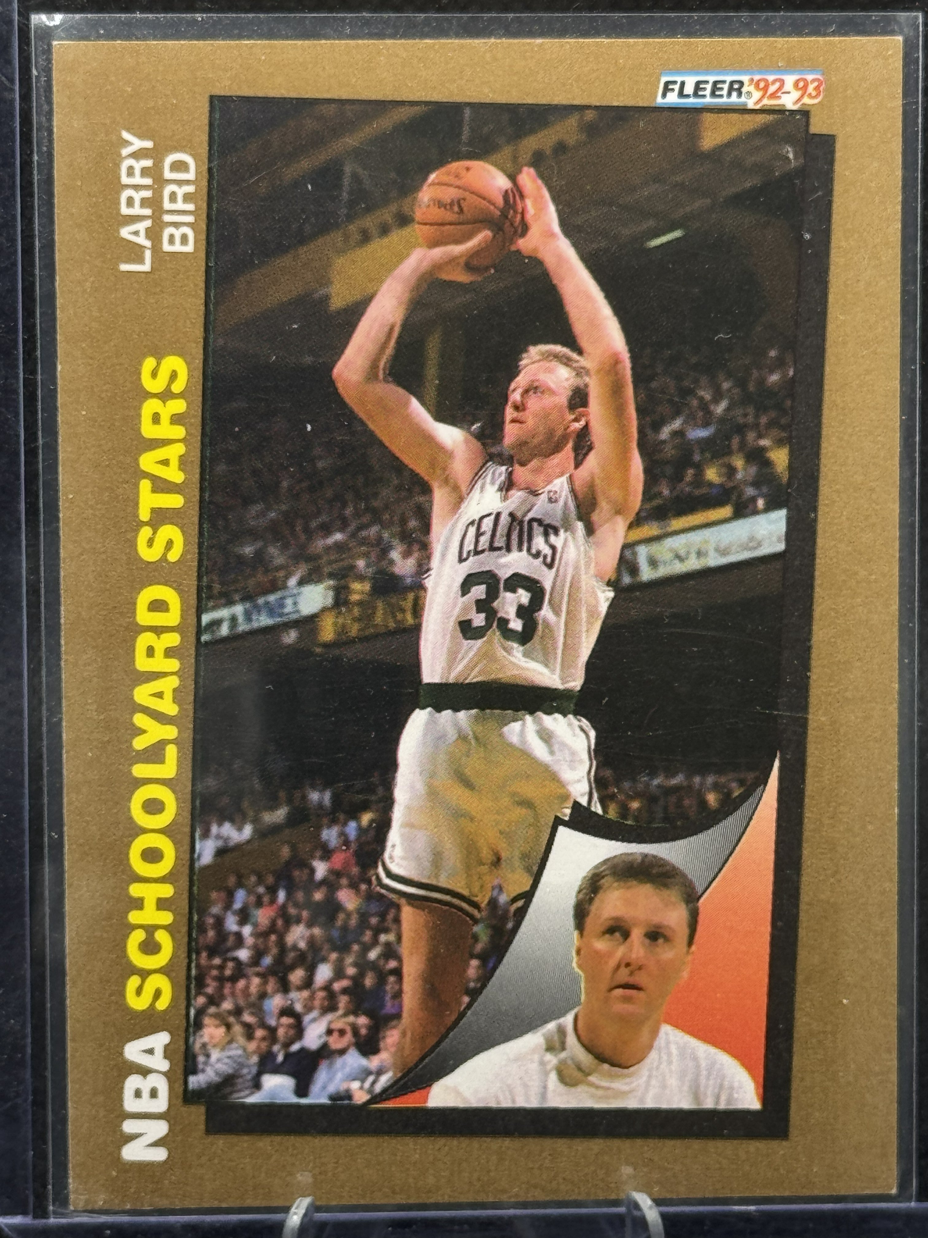 92 Fleer Larry Bird #256 NBA Schoolyard Stars