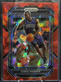 23 Prizm Chris Webber #288 Red Cracked Ice