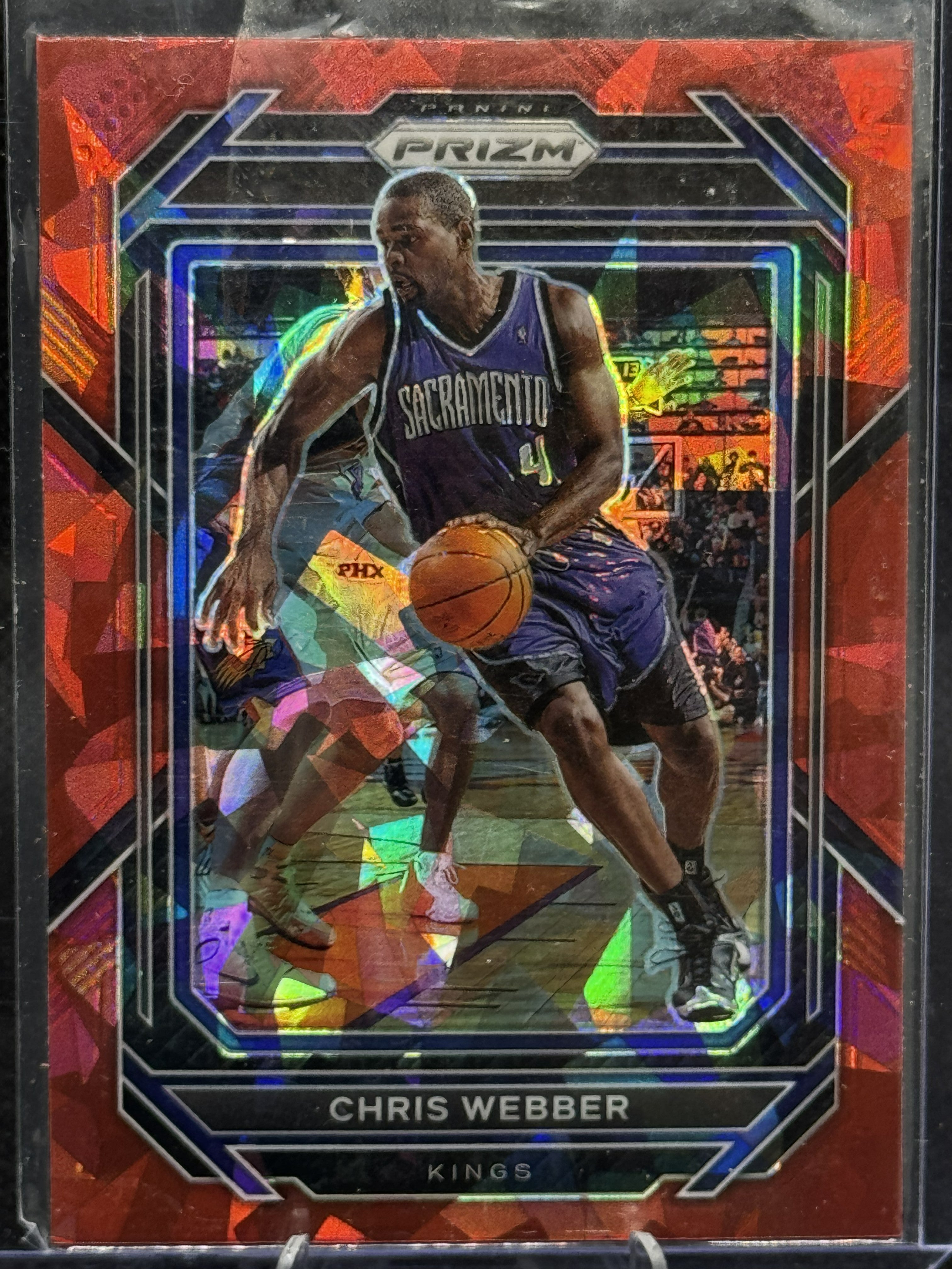 23 Prizm Chris Webber #288 Red Cracked Ice