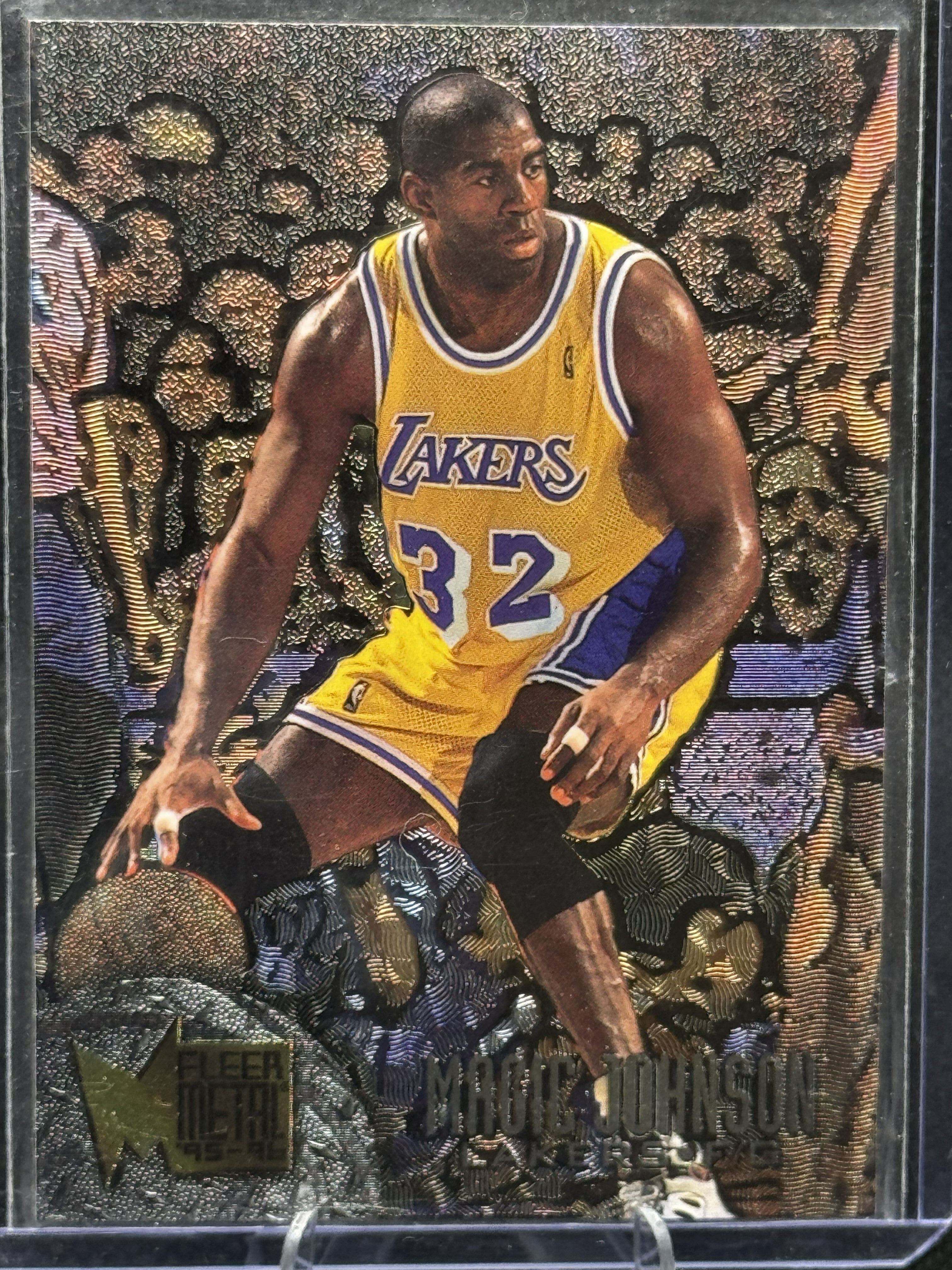96 Fleer Metal Magic Johnson #161
