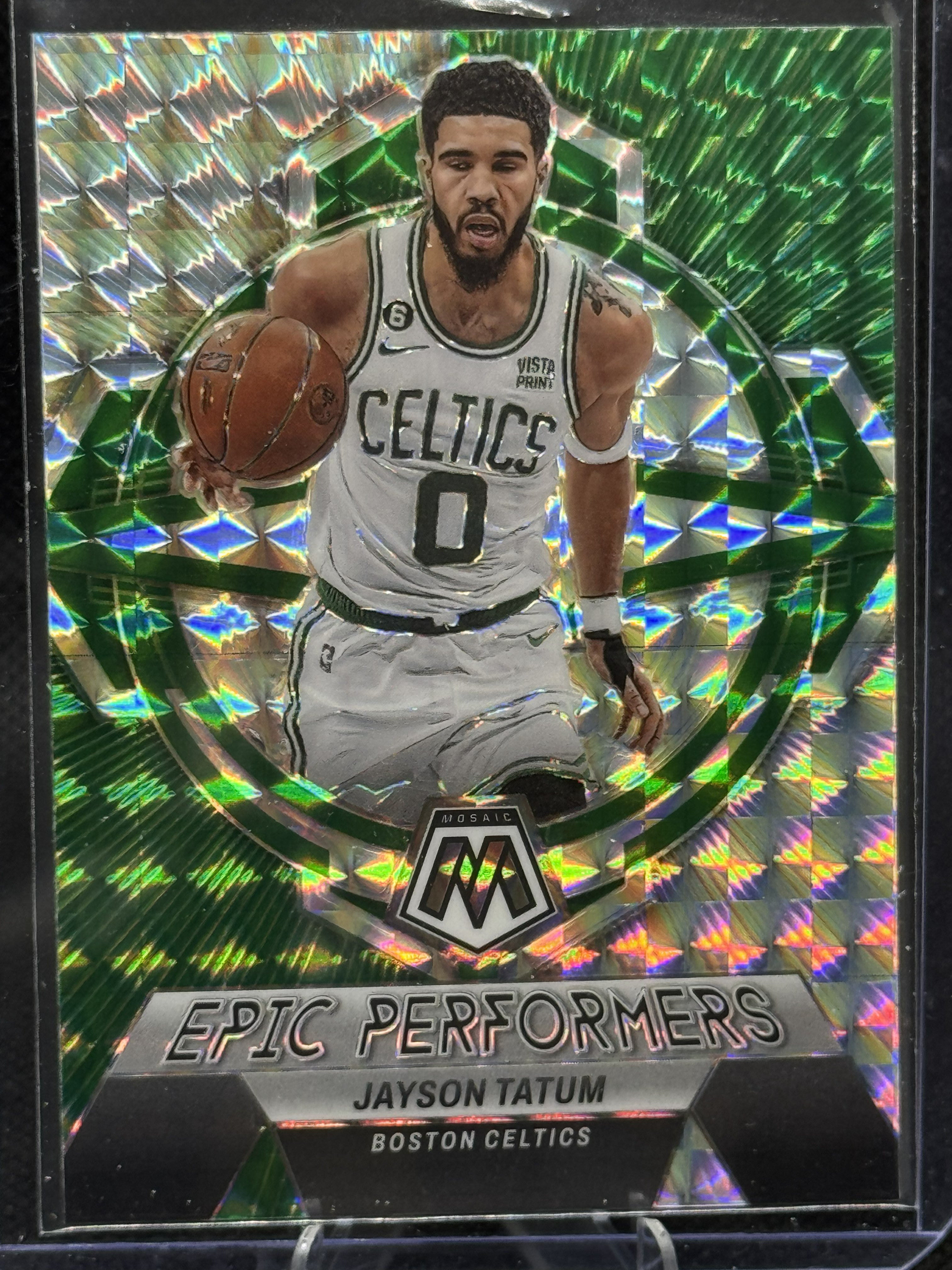 23 Mosaic Jayson Tatum #4 Epic Performers Mosaic Prizm