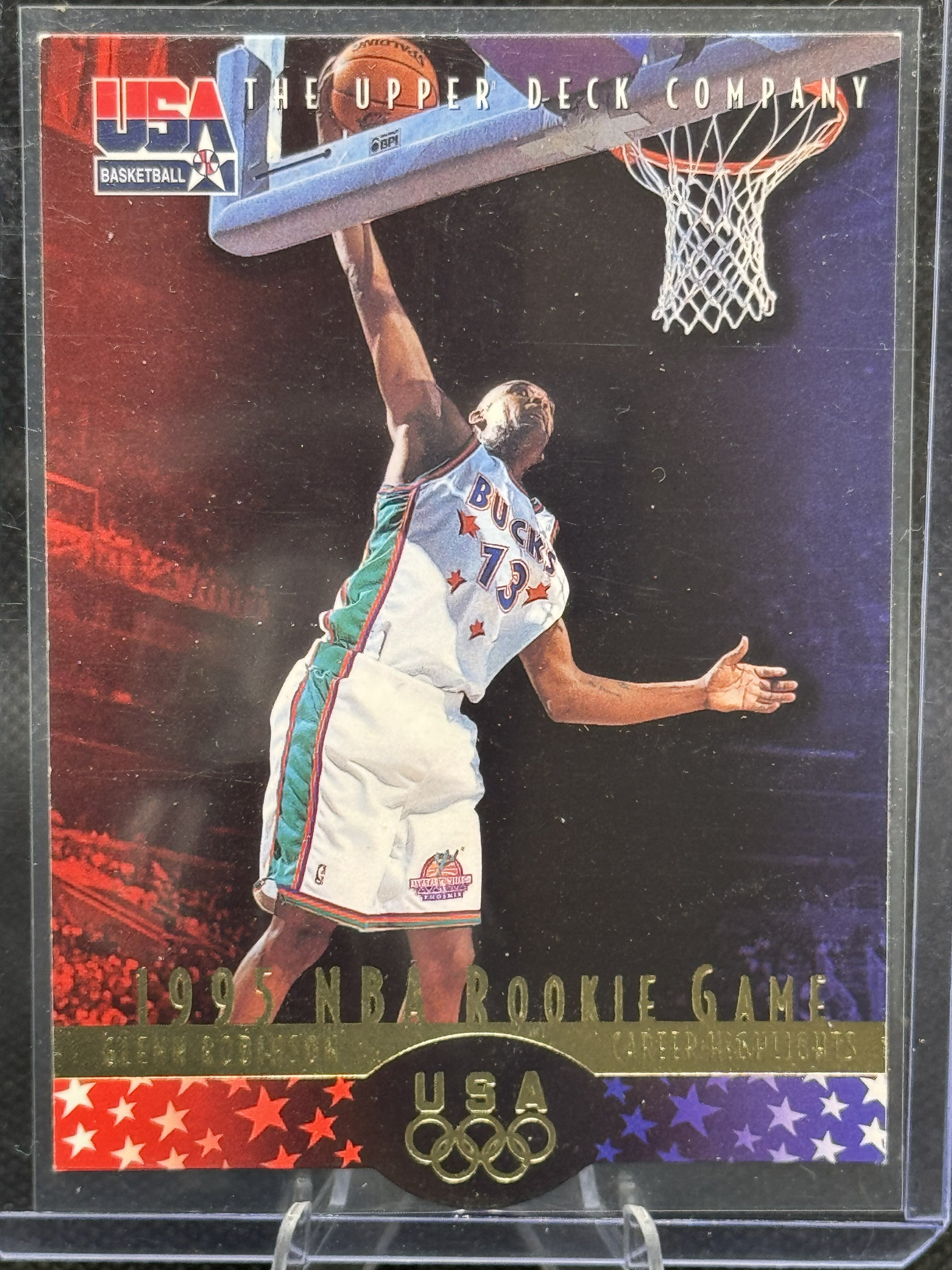 96 USA Basketball Glenn Robinson #33 NBA Rookie Game
