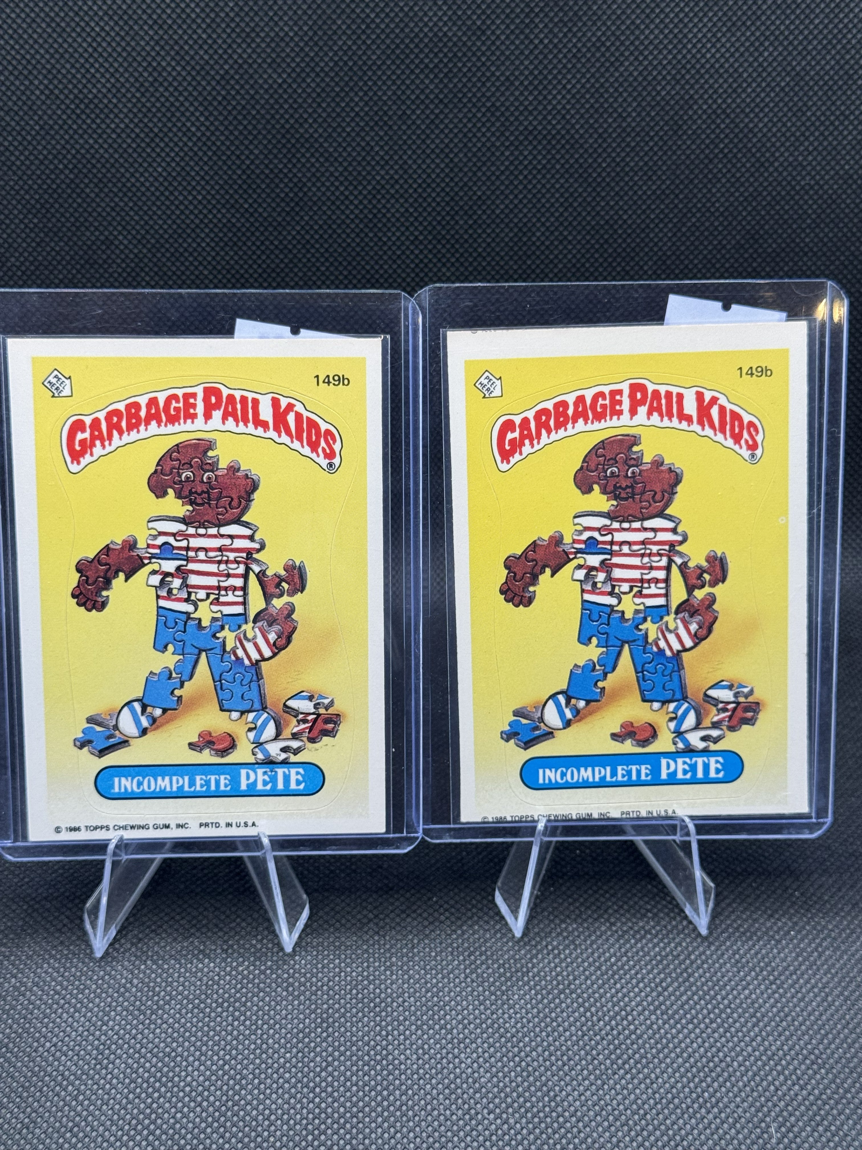 1986 Incomplete Pete #149b