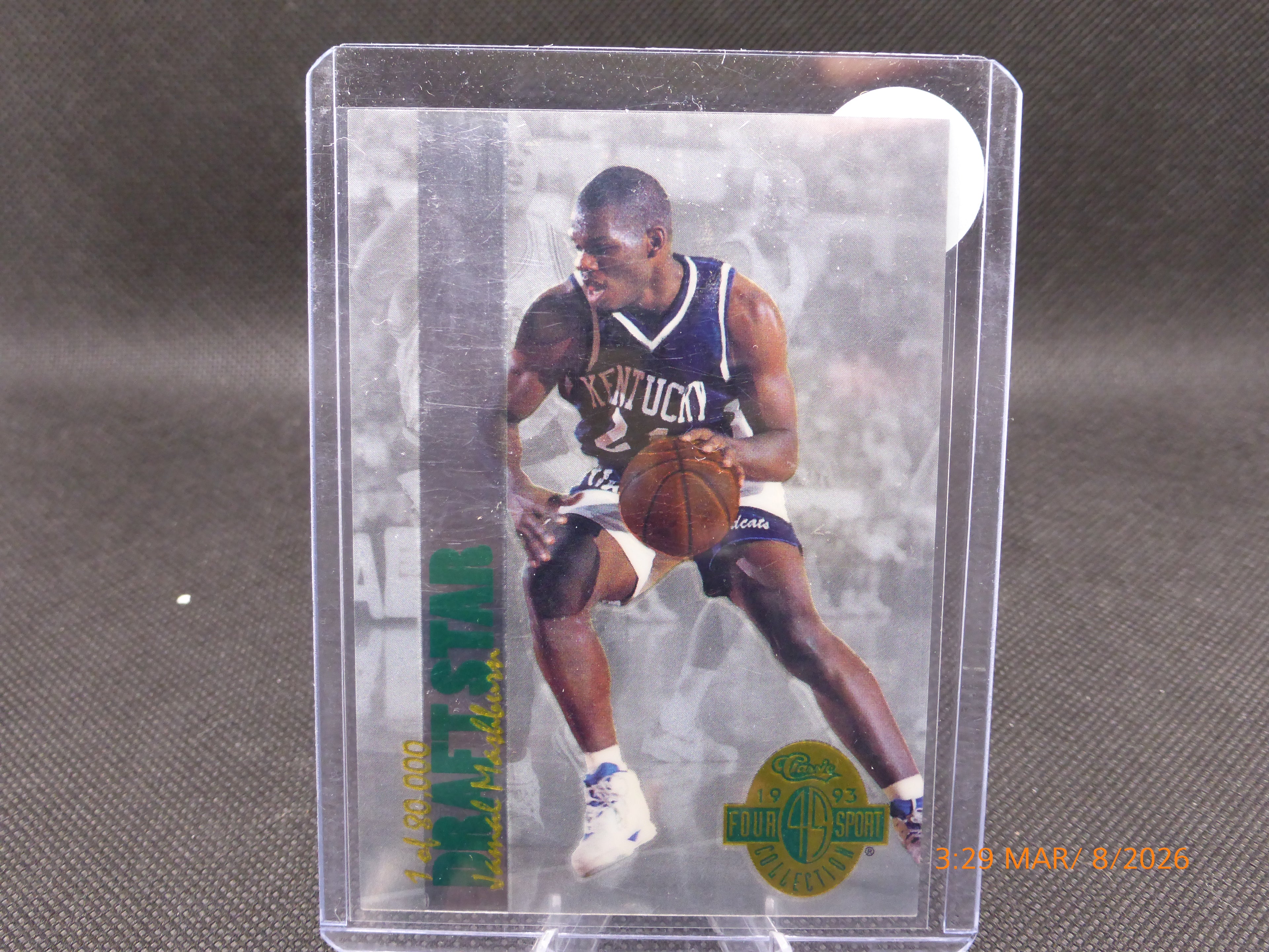 93 Four Sports Collection Jamal Mashburn #DS43 Draft Star /80,000