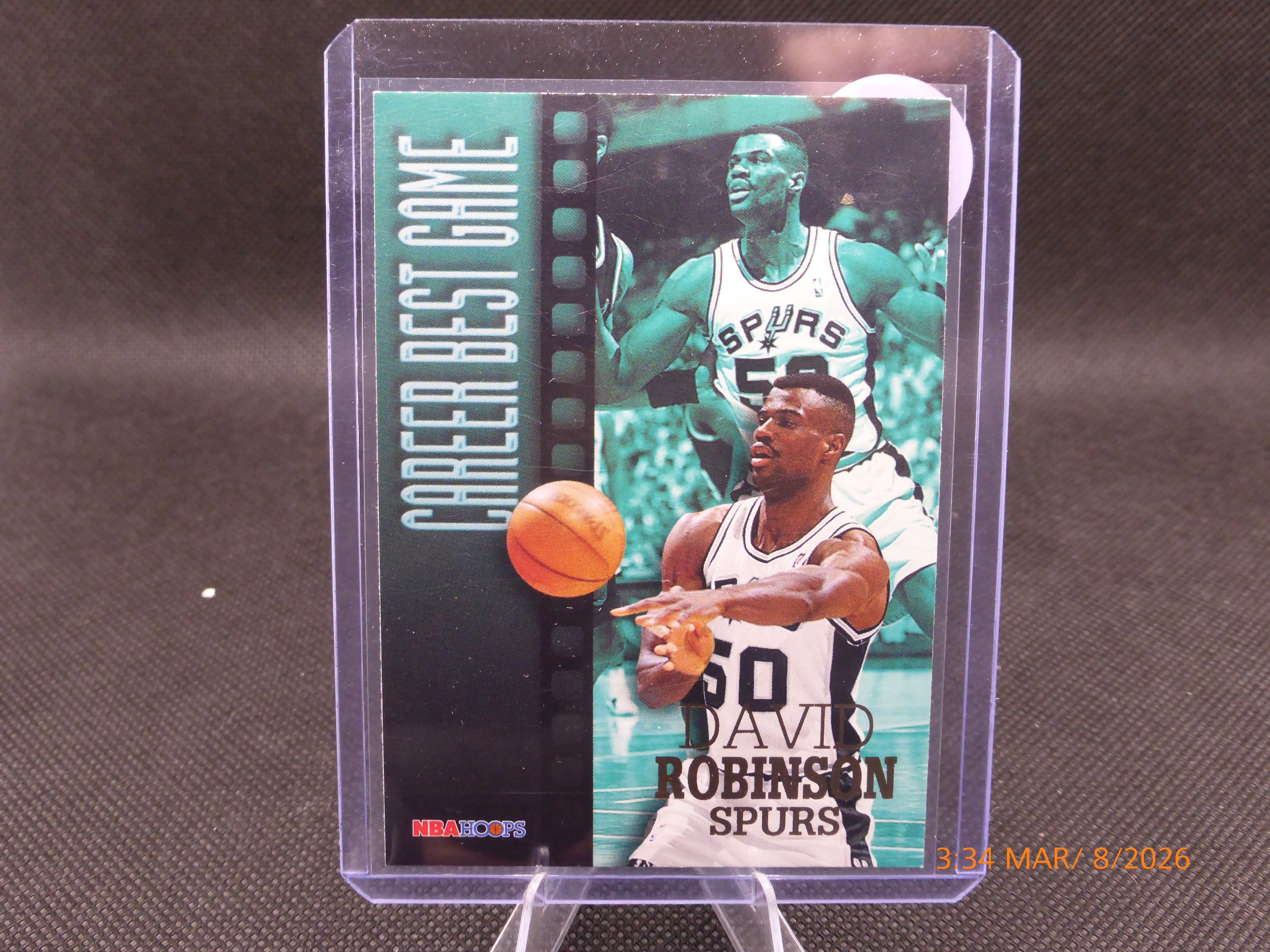 97 NBA Hoops David Robinson #343 Career Best Game